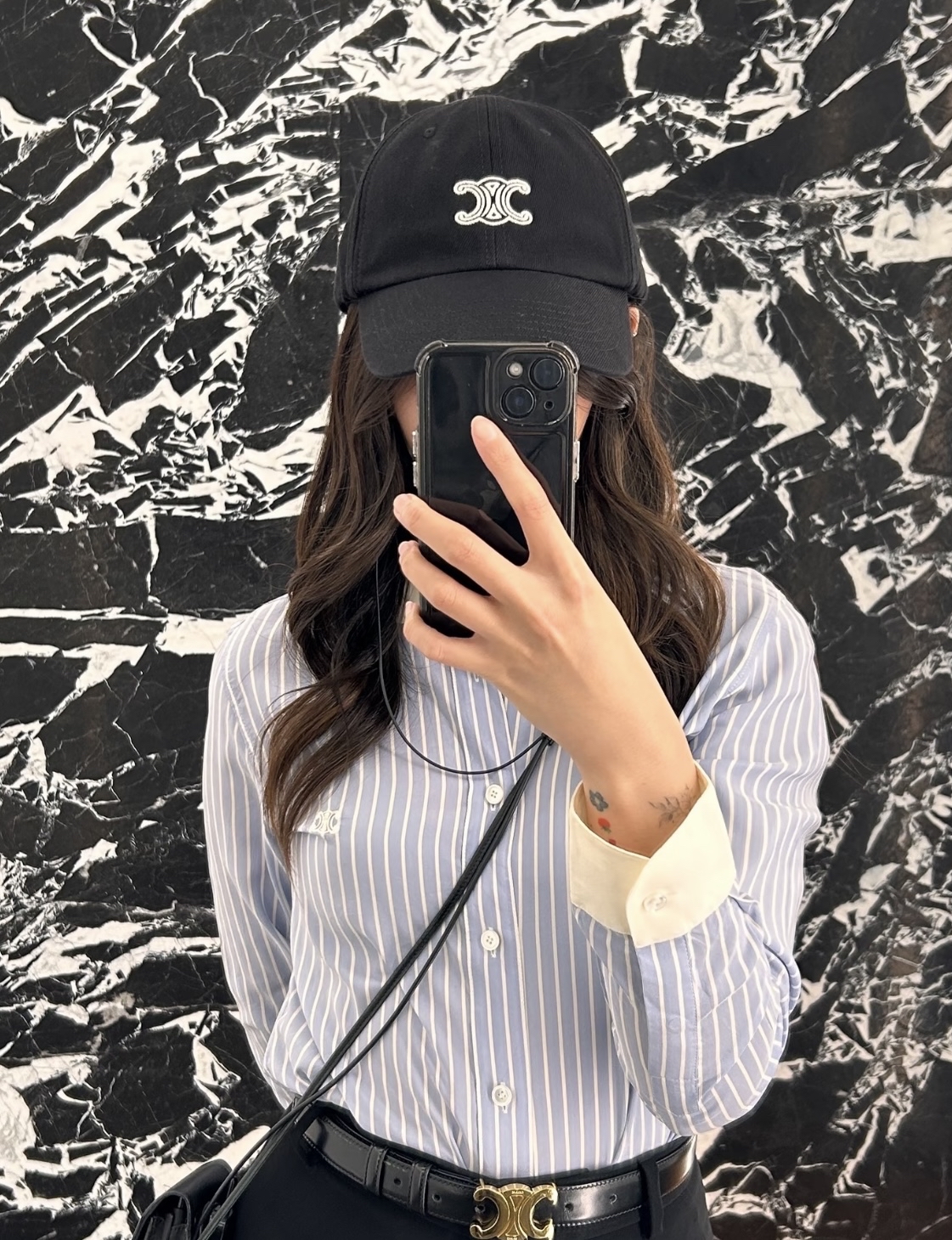 Celine 黑色棒球帽