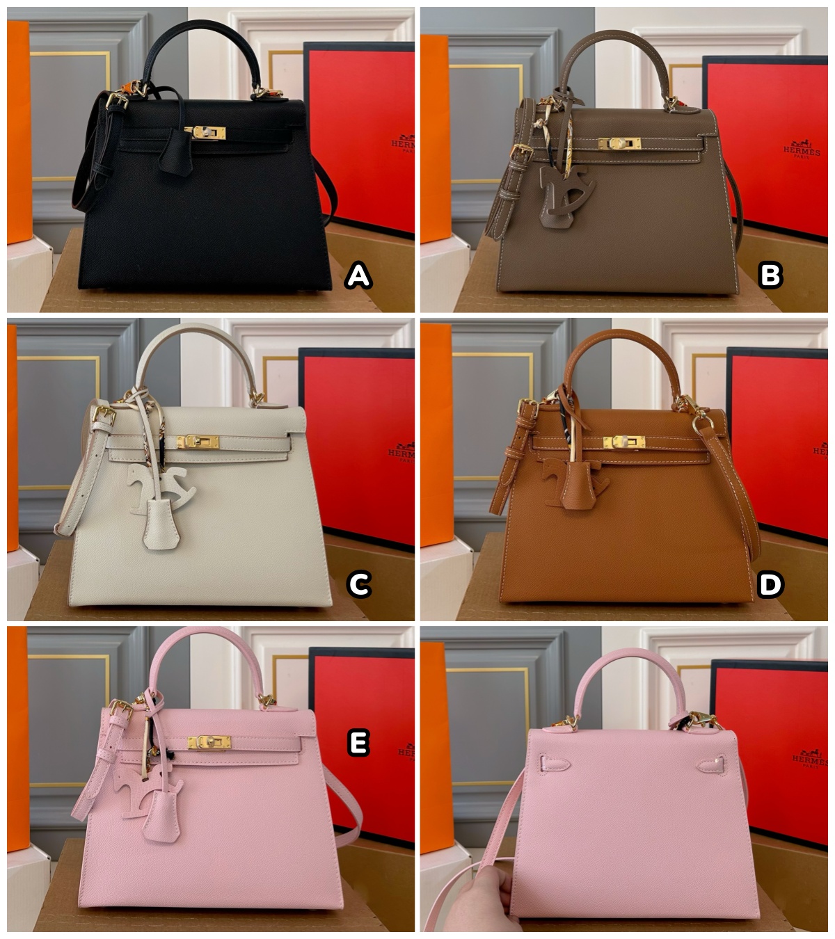 Hermes 金扣Kelly手袋