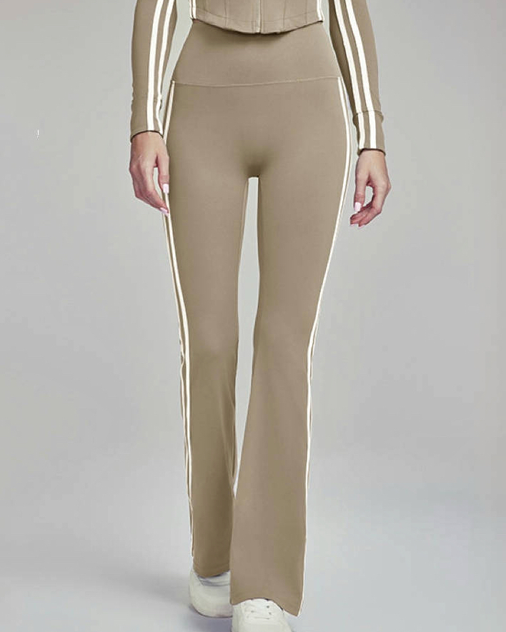 修身顯瘦高腰微喇瑜珈健身褲