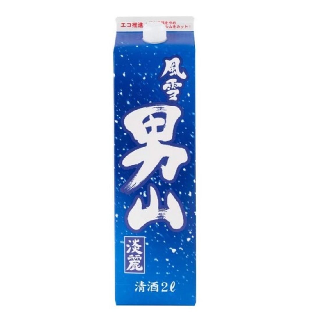 東亞酒造 風雪男山 淡麗 清酒 - 埼玉 16% 2000mL  (紙盒)   (1x6x2000ml)