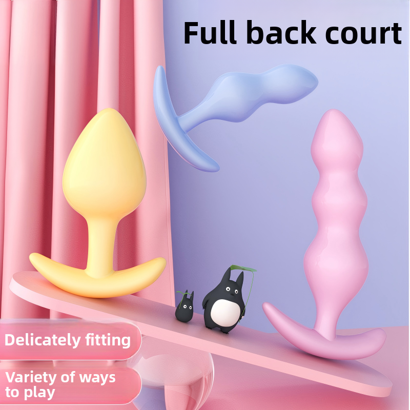 后庭肛塞入门级女用果冻女性自慰器具成人情趣性用品另类玩具