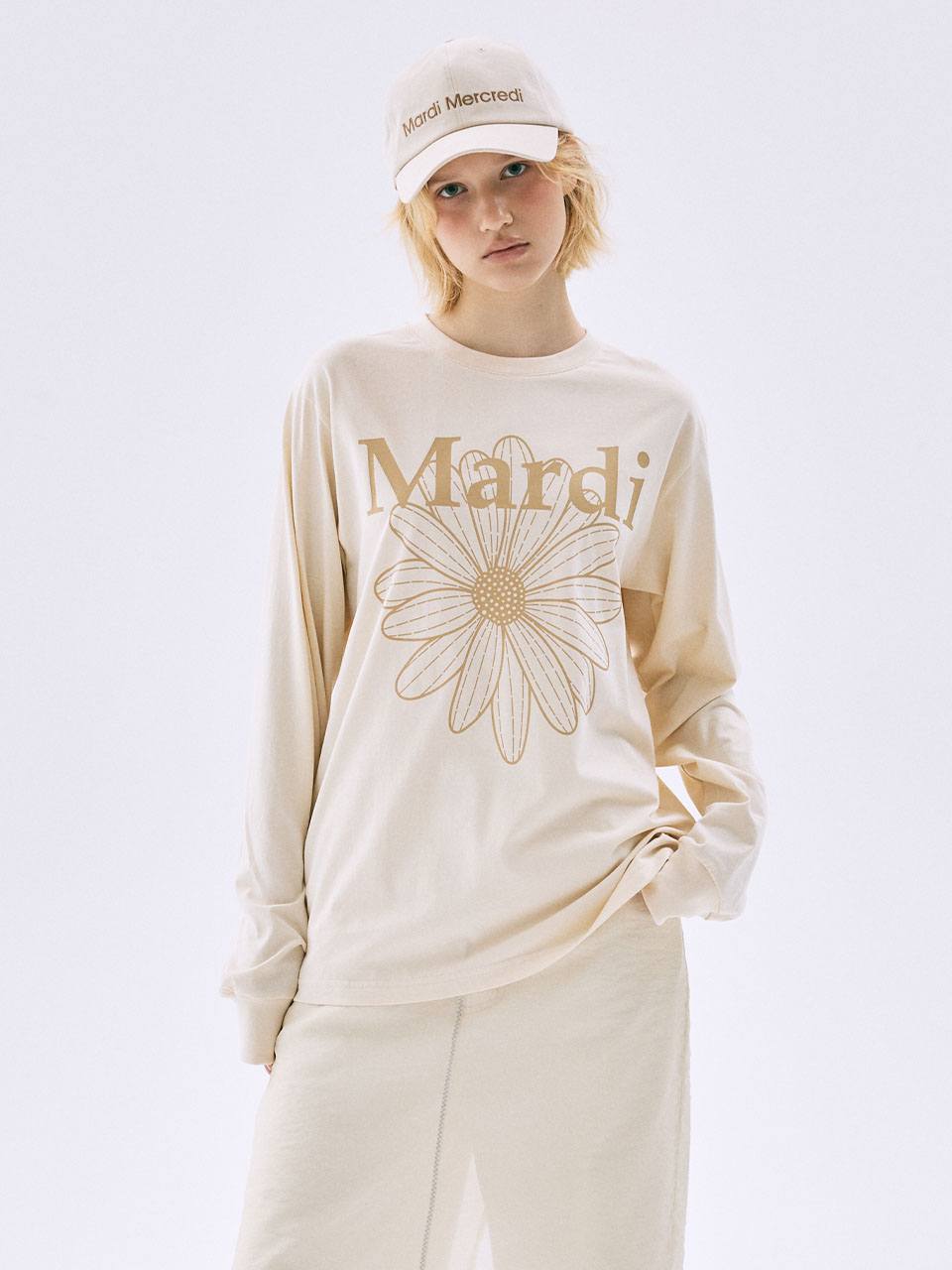 MD87 MARDI: Tshirt Long Sleeve Flowermardi