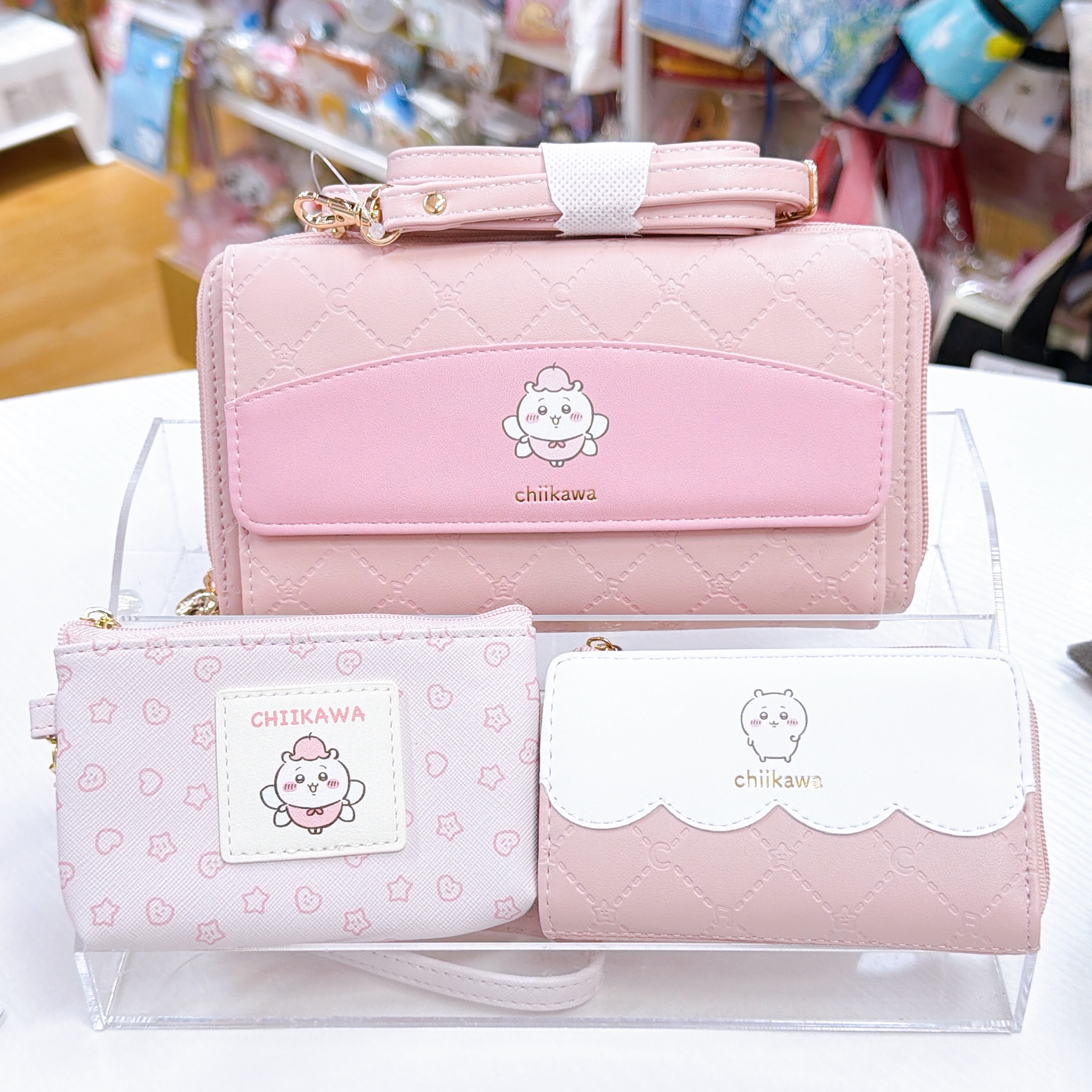 日本直送chiikawa 新款長銀包連斜孭袋/鎖匙包/伸縮卡套散子包