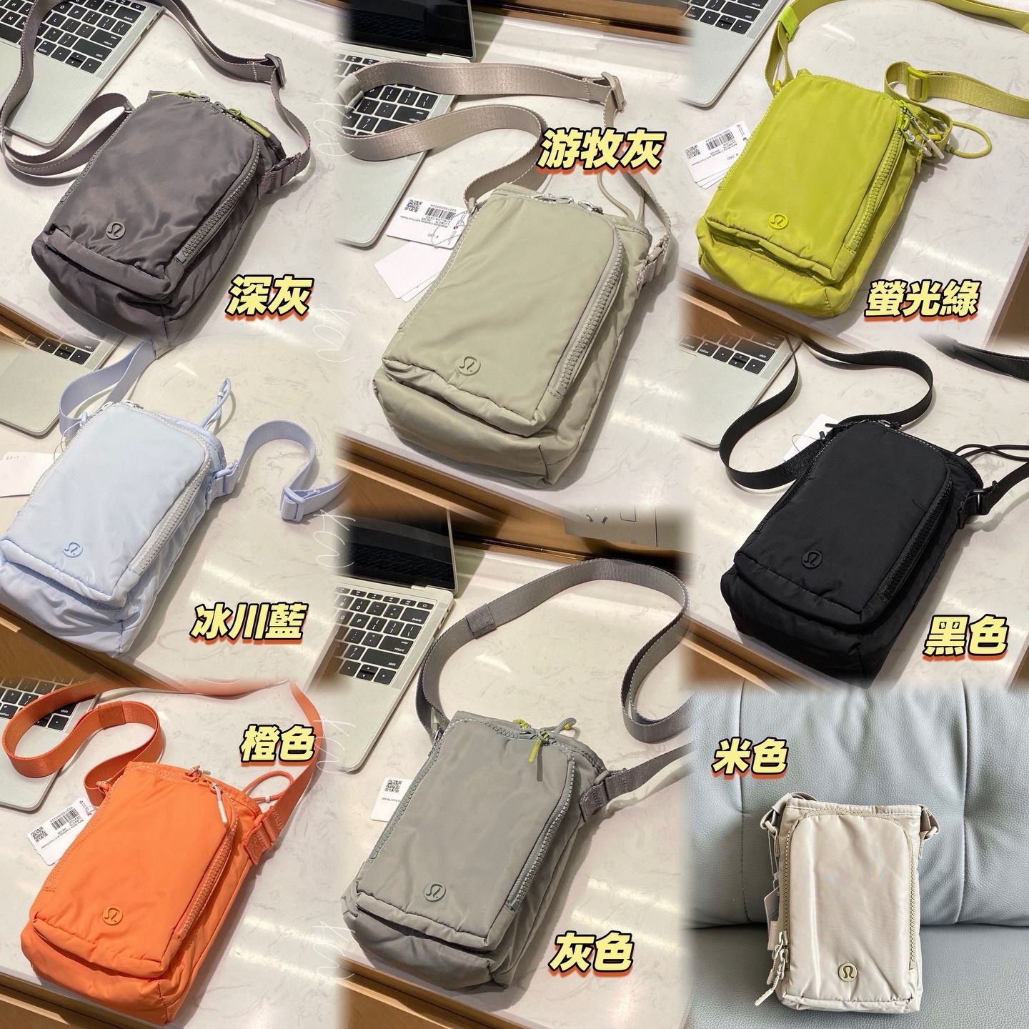 $138隻。2隻起$128隻。lulu純原water bottle斜孭水壺包