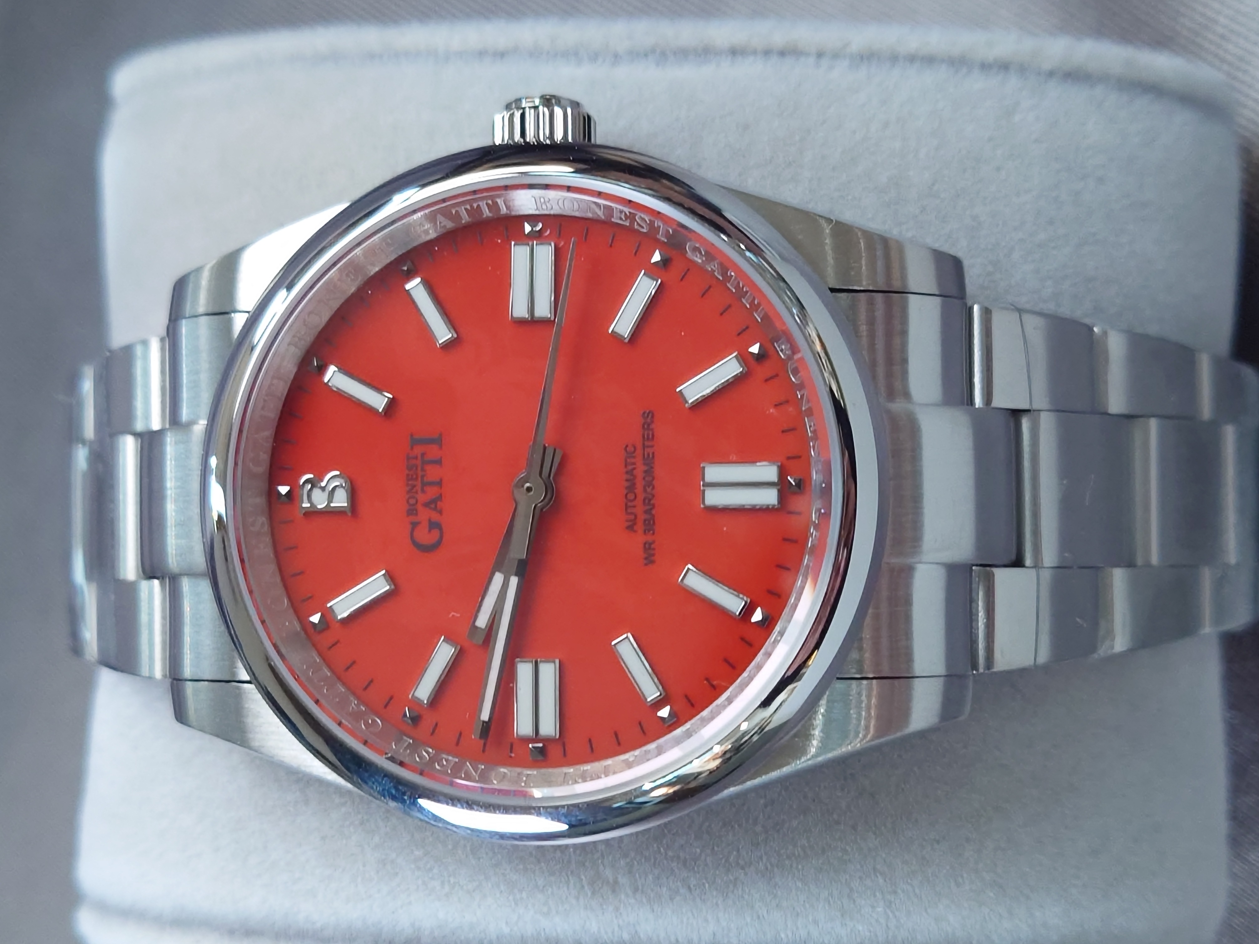 Bonest Gatti 隱藏錶面馬年特別版動錶 BG8015-S4 橙