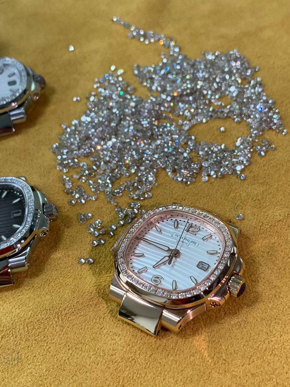 46颗天然美钻💎附带GTC国检证书一表一证 虽然钻石大幅上涨但我们都是精挑细选确保每一粒钻石都是天然钻，而非市场合成钻培育钻莫桑钻等来换取高的利益‼️