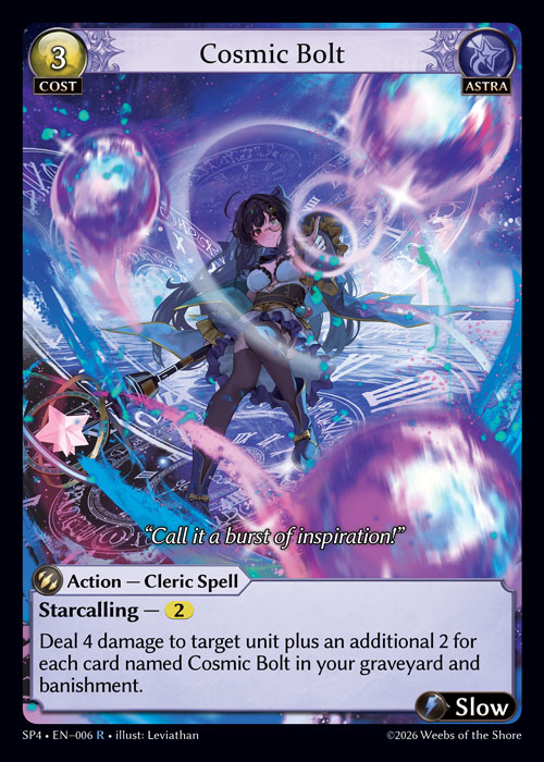 Cosmic Bolt / SP4-006 (R)