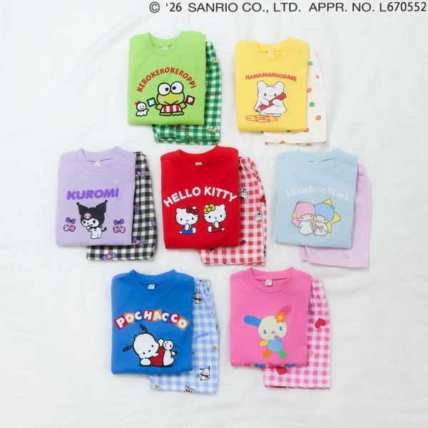 🆕【⭐訂購⭐】🇯🇵 日本直送 🌀#Sanrio 接觸涼感 短袖家居服套裝［7款選］🌀 [ELDA-0172][260519]