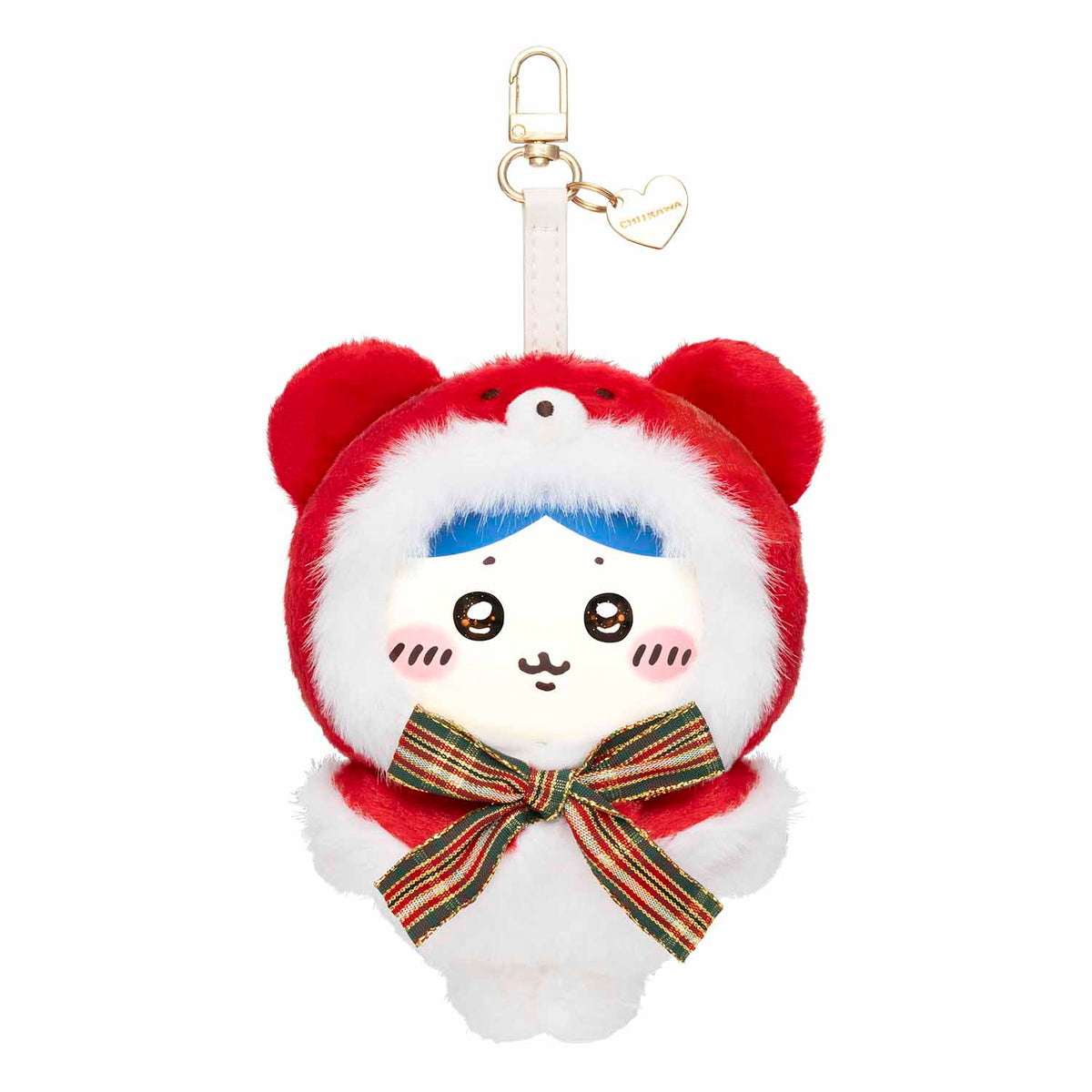🎀【預訂】 Chiikawa Christmas Teddy Bear 公仔掛飾 - Hachiware
