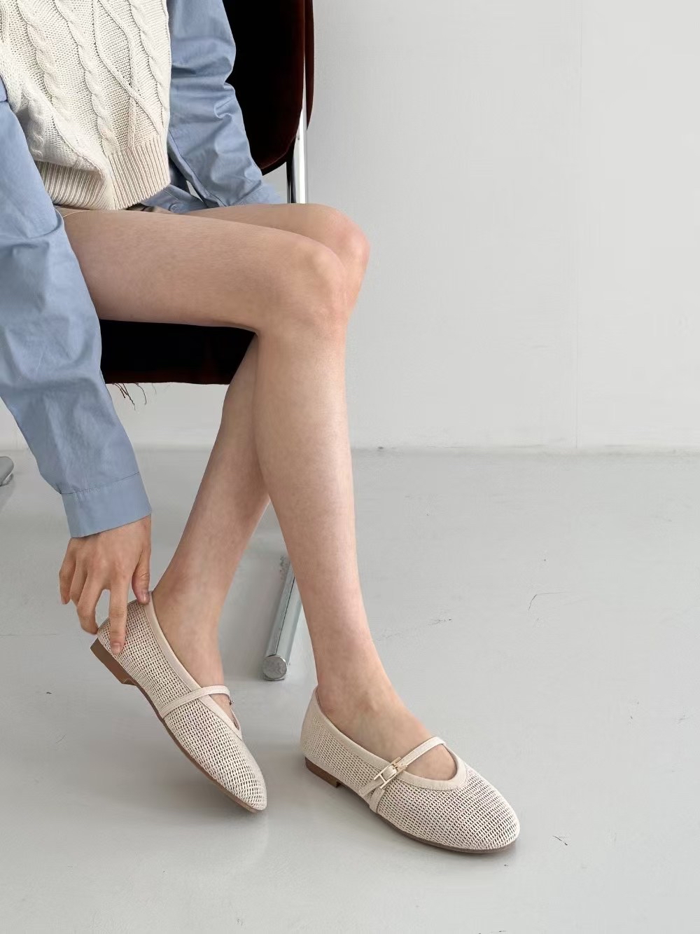 假日Maryjane藤織平底鞋 *Special price*