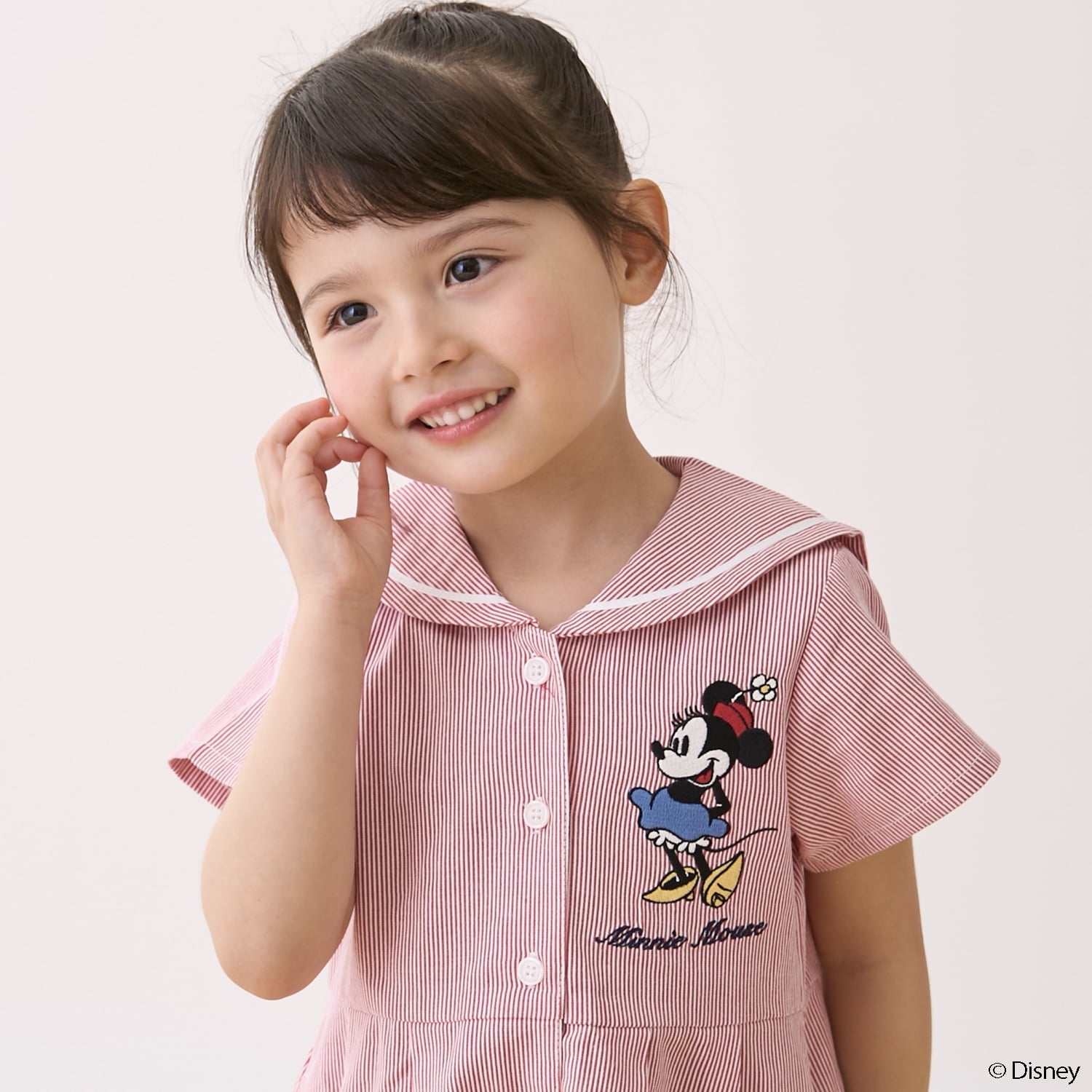 🆕【⭐訂購⭐】🌀🇯🇵 日本直送🌀#Disney #Minnie 刺繡 水手服連身裙 [2款選] 🌀 [ELFA-0130]
