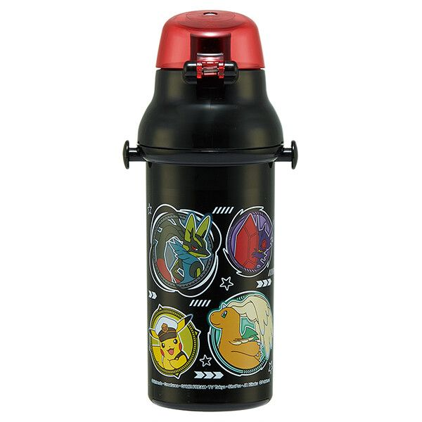 【返學/出街必備】日本製 Skater POKEMON 26  寶可夢一觸式直飲水樽｜可機洗 480ml