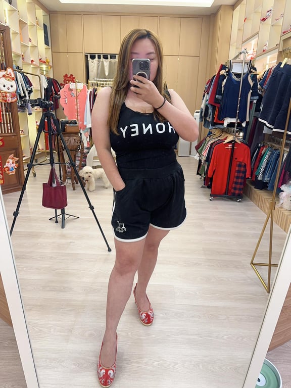 NFE01 Y0110 单色口袋休闲居家裤（LOGO 款式随机）