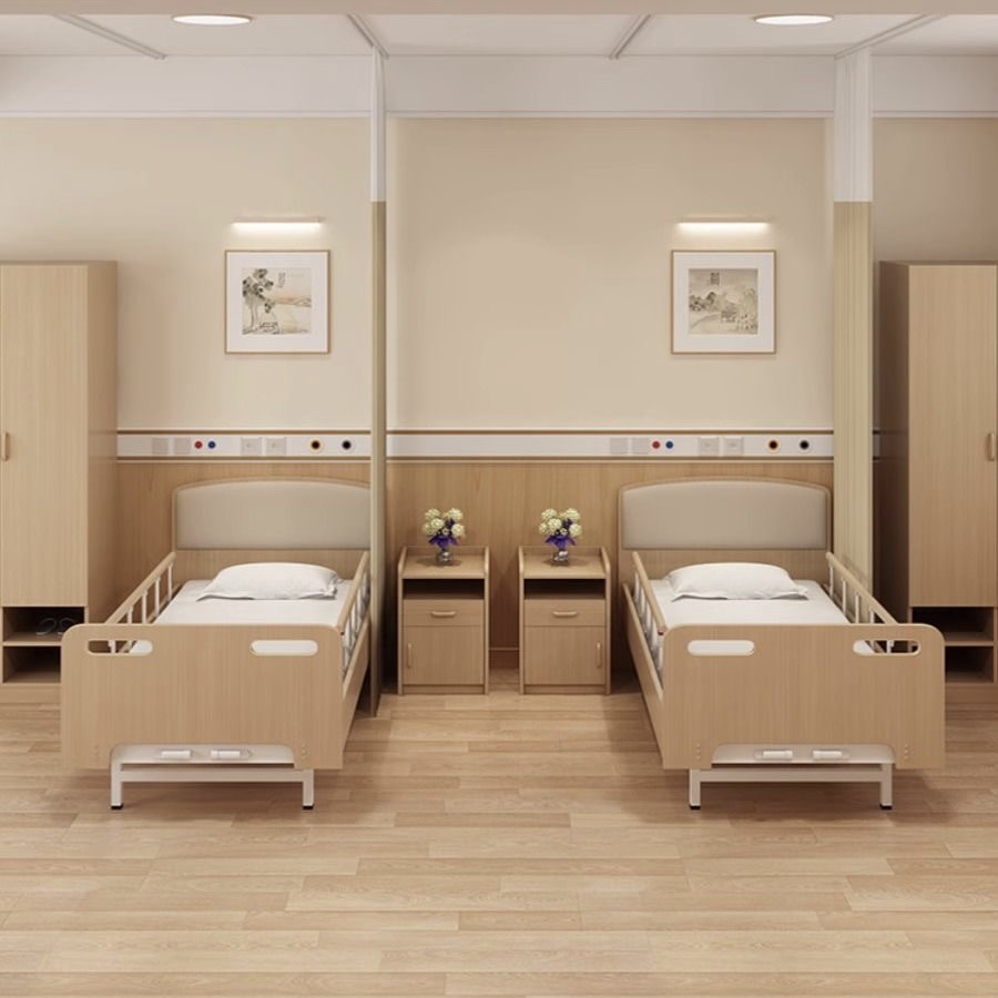 適老化木質家居養老院多功能護理床敬老院單雙搖老人床康養中心nursing bed