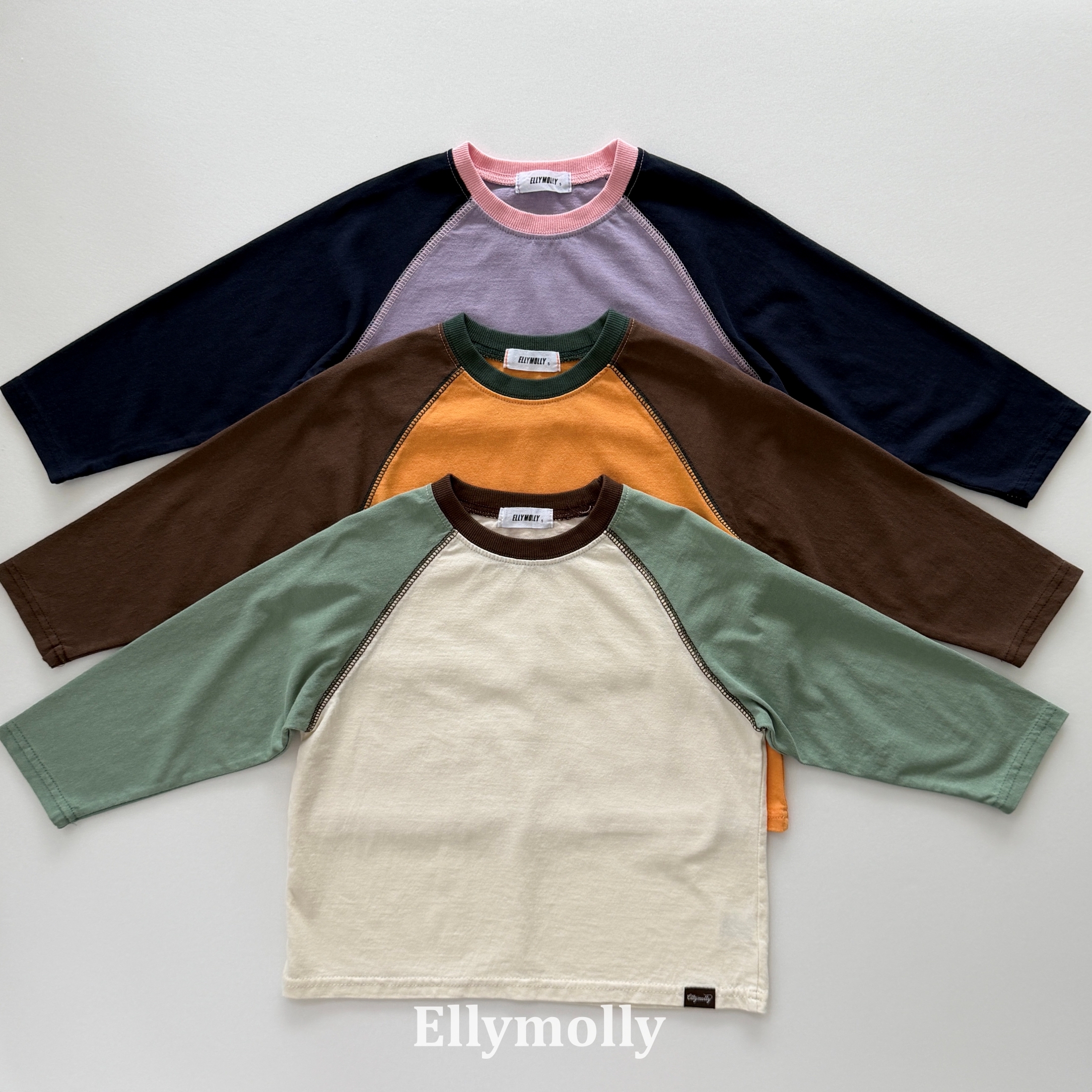 Ellymolly | Color Block Raglan T-shirt