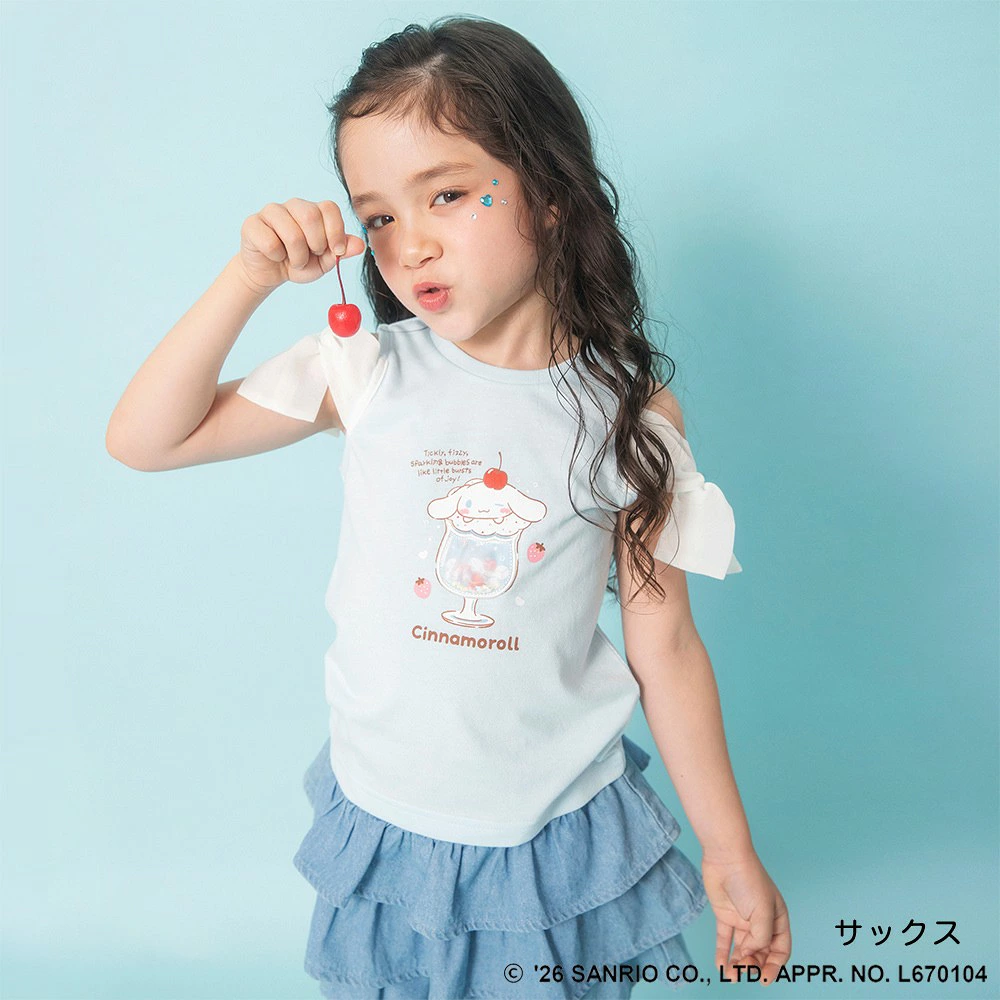 🆕【⭐訂購⭐】 🇯🇵日本直送 #Sanrio 雪紡露肩上衣［4款選］ [ELGA-0069][260813]