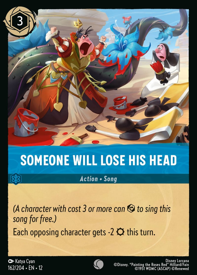 Someone Will Lose His Head | Set12-162 | Non-foil