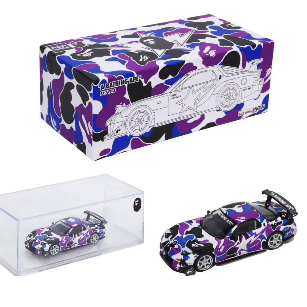 （預訂 Pre Order) POP RACE × BAPE Mazda RX-7 FD3S