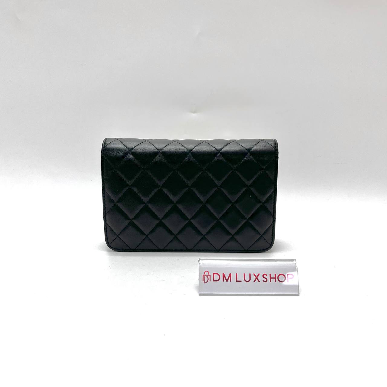 Chanel Black Lambskin CC WOC (Serial 28, Y: 2019)