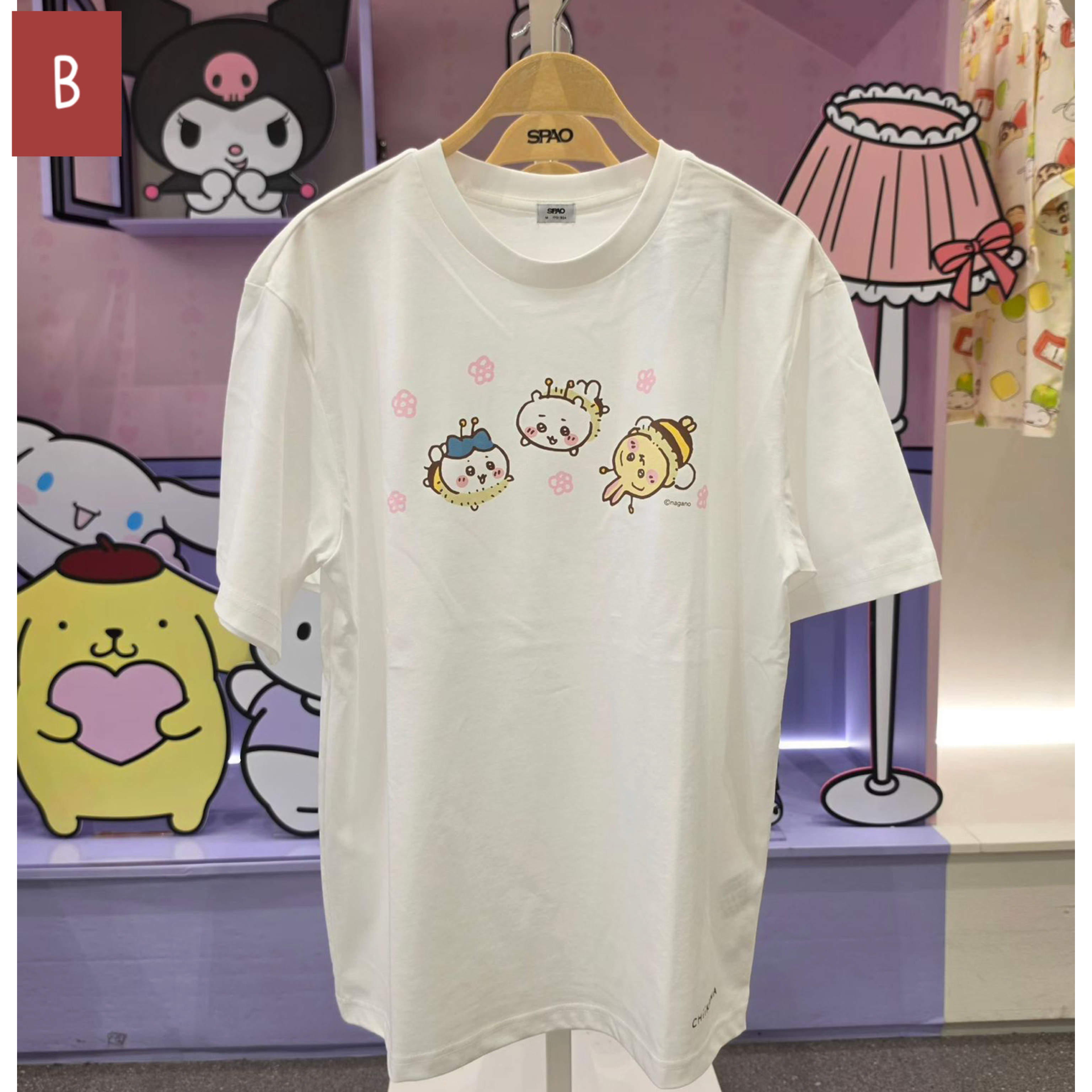 🇰🇷韓國SPAO x Chiikawa短袖Tee