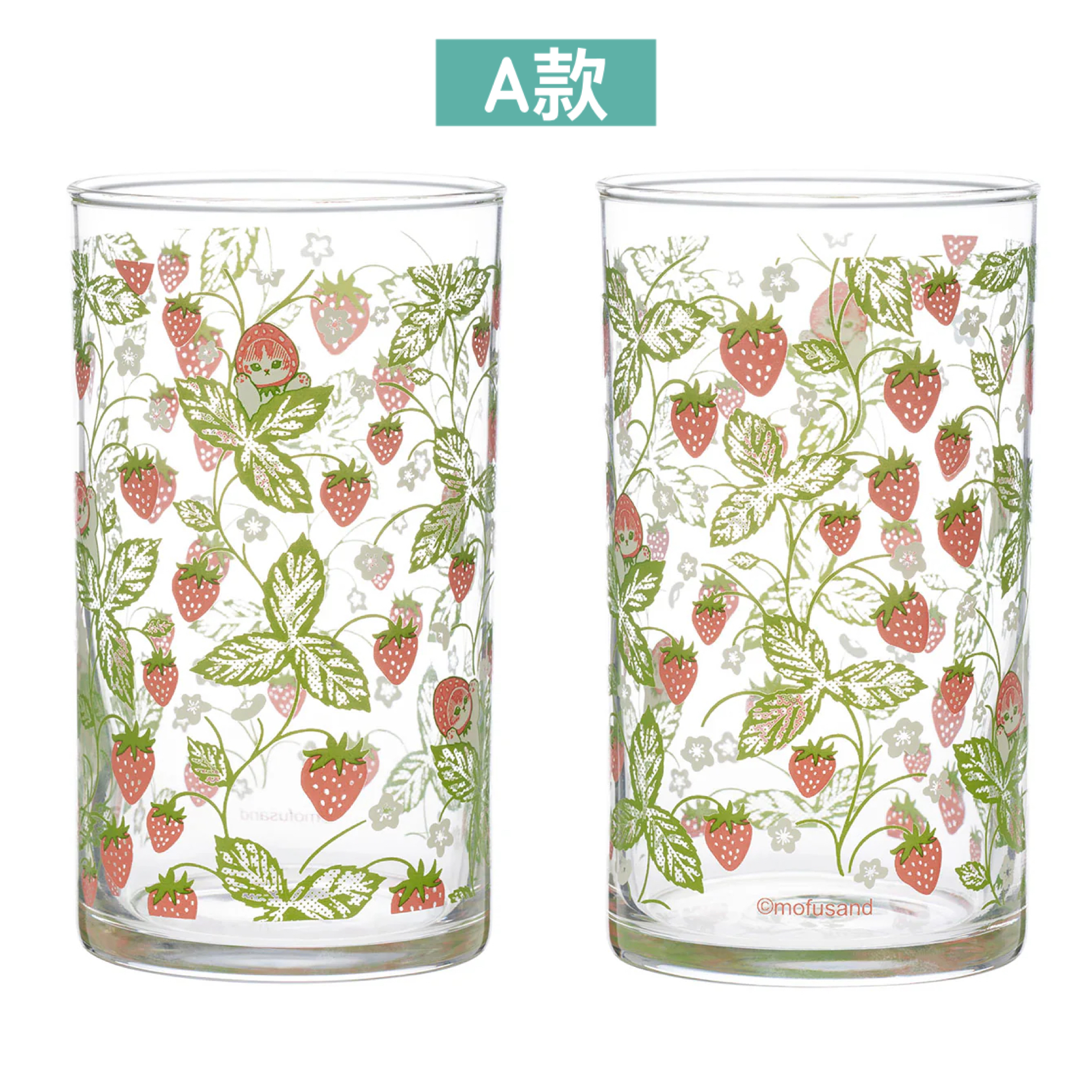 日本預訂📍日本Mofusand可愛草莓造型系列 - 碟子/玻璃杯/餐具