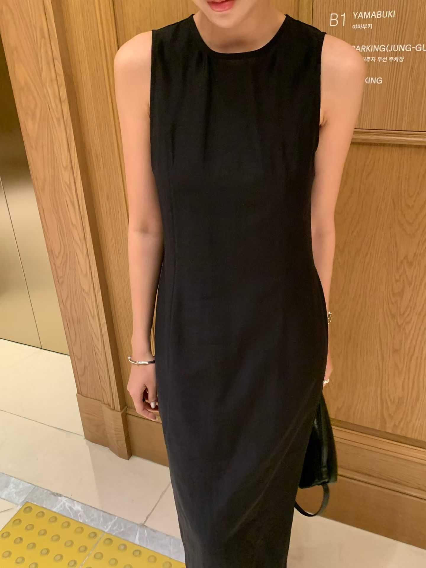 Elegant one piece long dress (with inner dress)