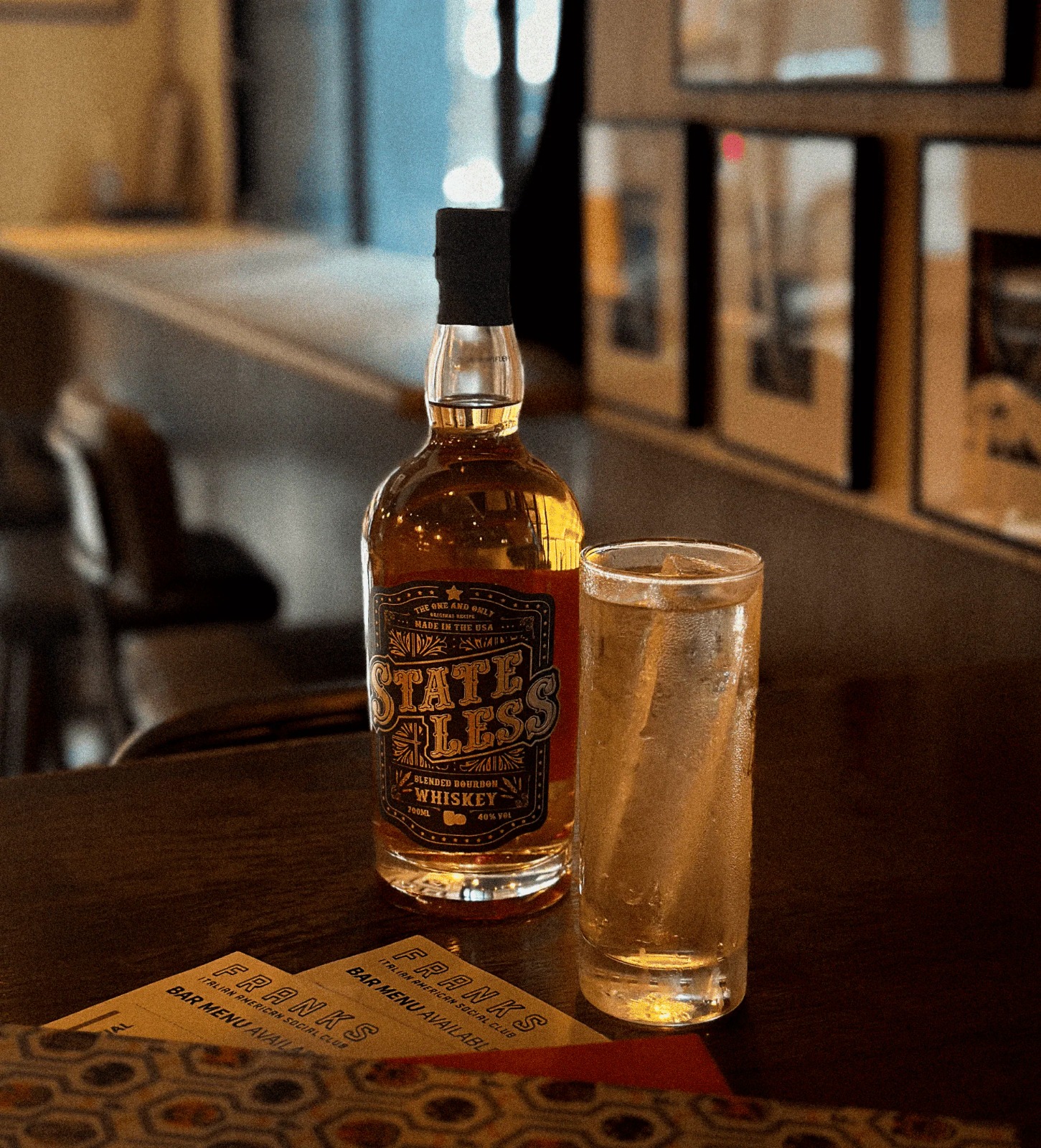 美國 無戒威士忌  Stateless American Whiskey  40% 1000ml 