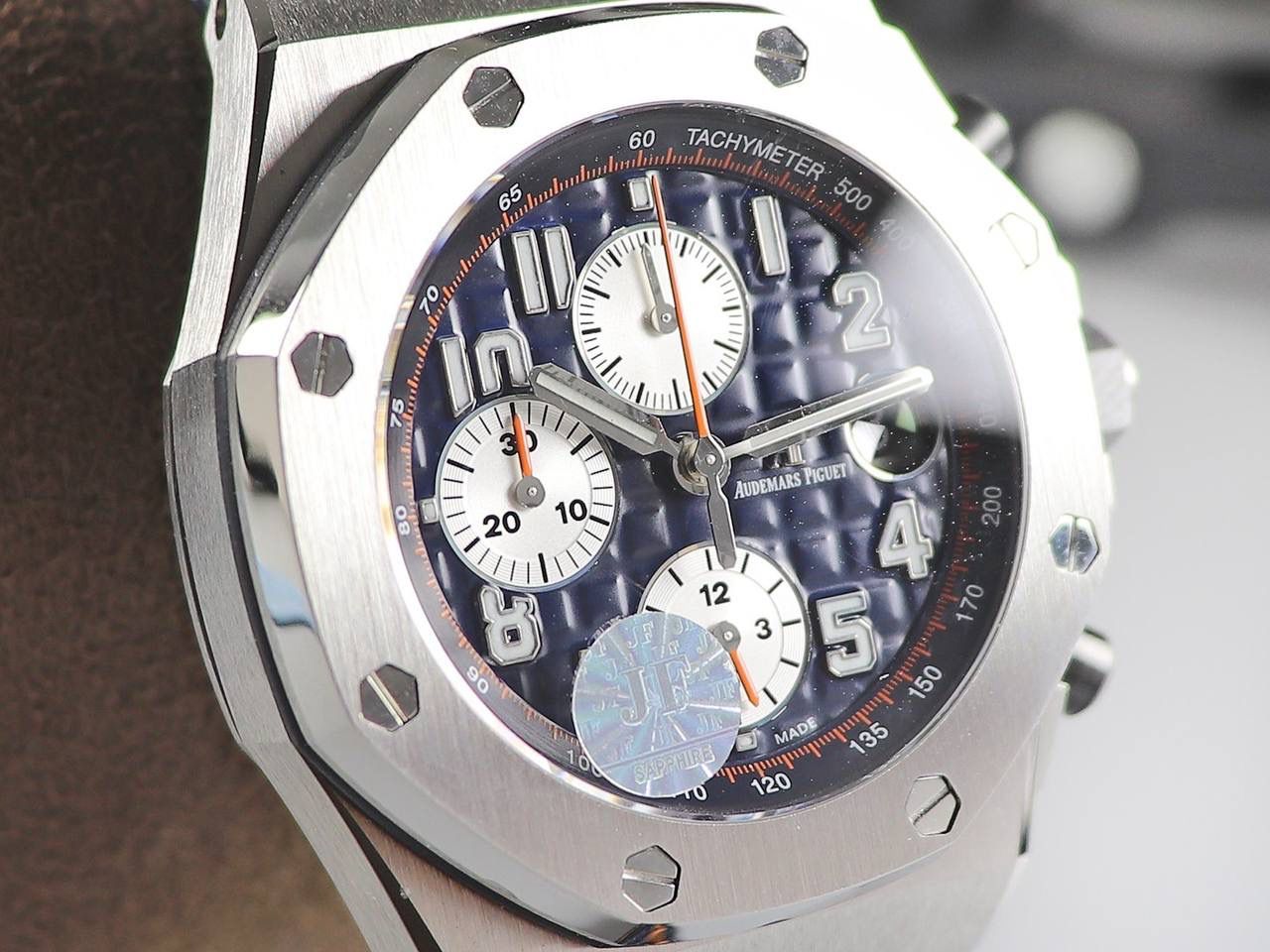 A P26470st蓝天白云V2版经典a p计时款式之一 搭载复刻原版3126机芯 直径42mm 厚度15.6mm 🔥注：JF的所有3126机芯系列是目前市面上壳身最薄和复刻程度最强的版本🔥🔥