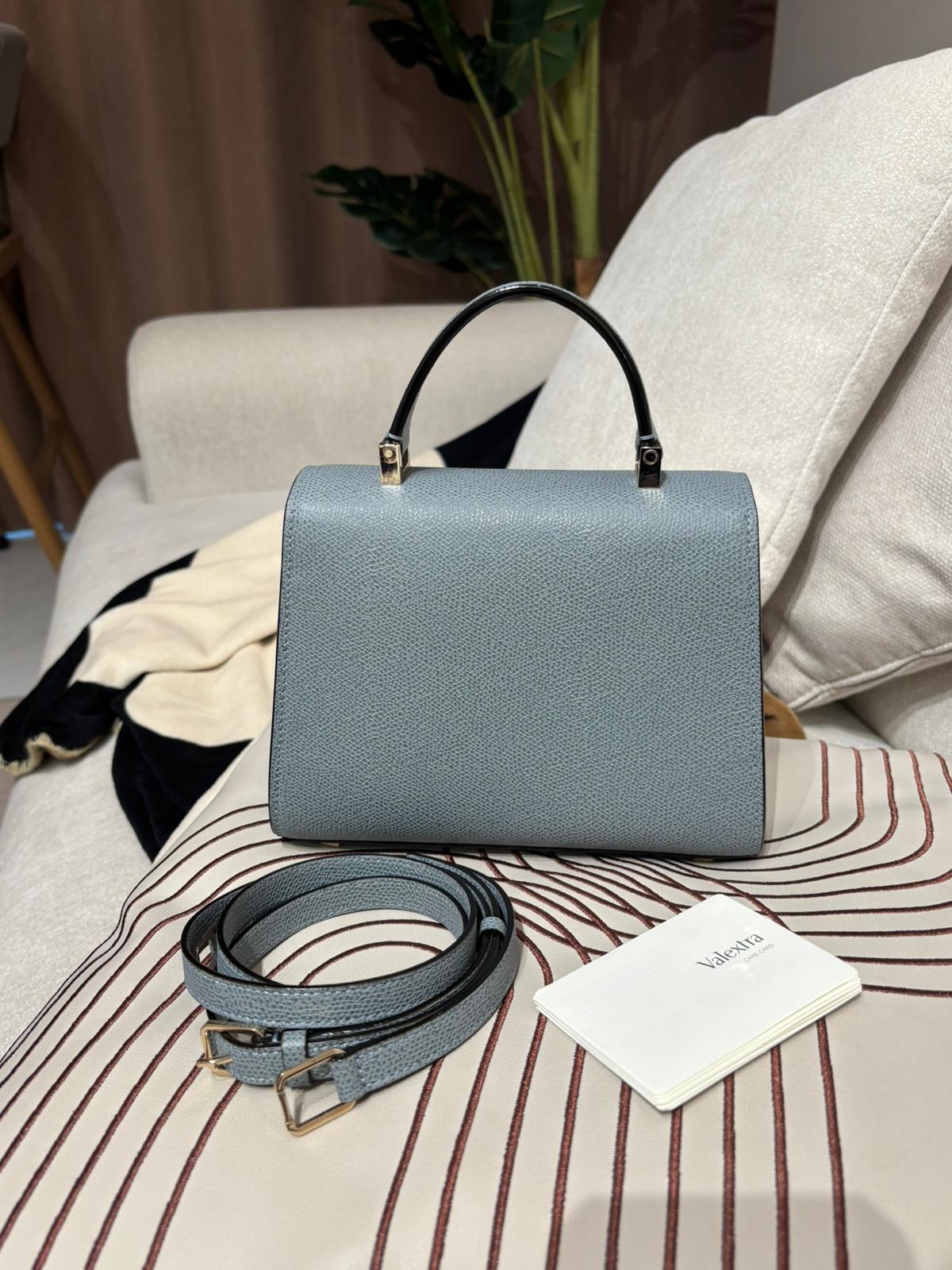 Valextra iside micro crossbody bag 100%Authentic, 98%new ✅ certificate ✅dust bag