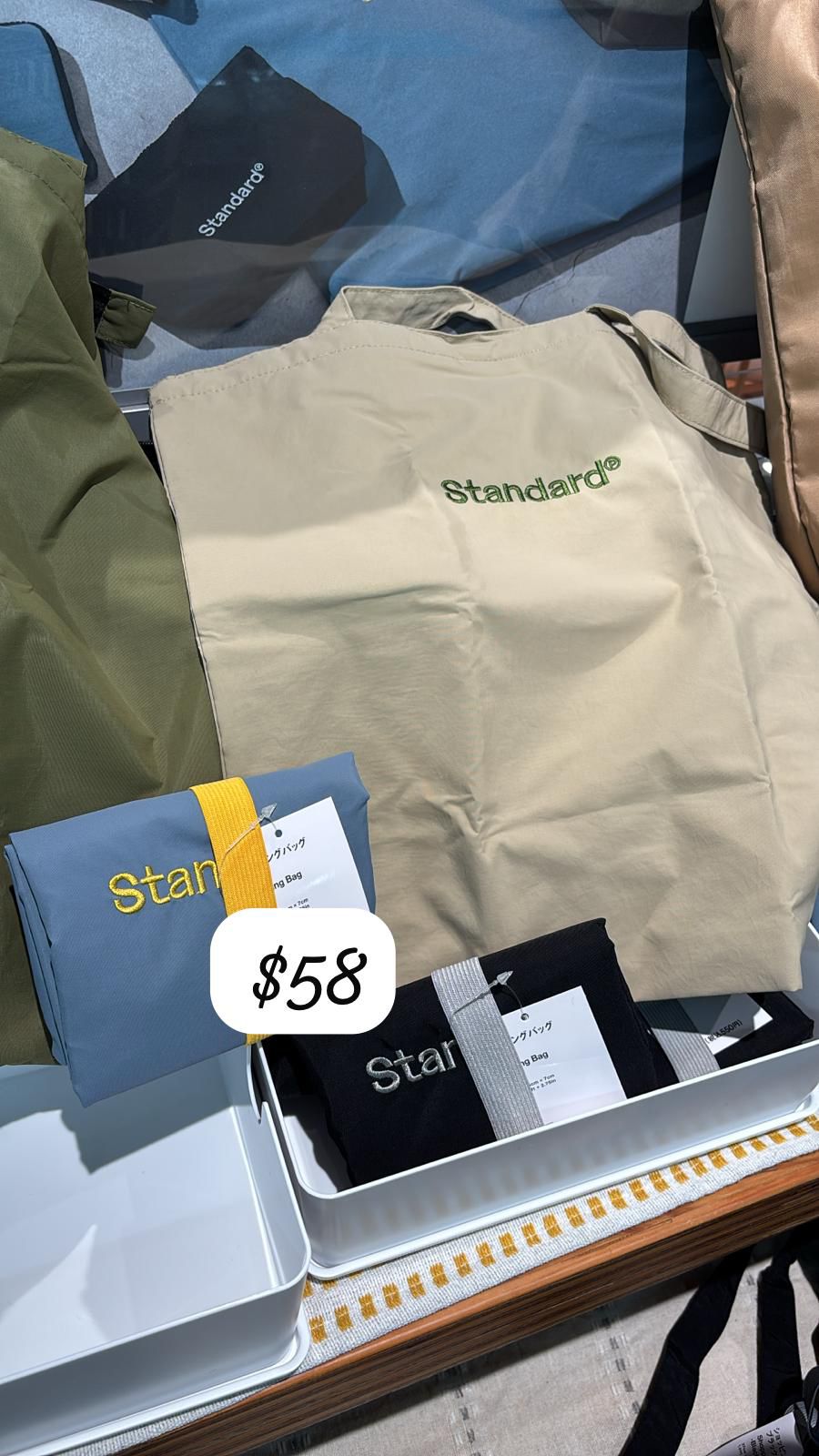 standard product shopping bag