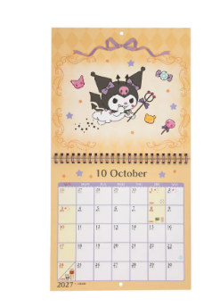 2027年掛曆-KUROMI