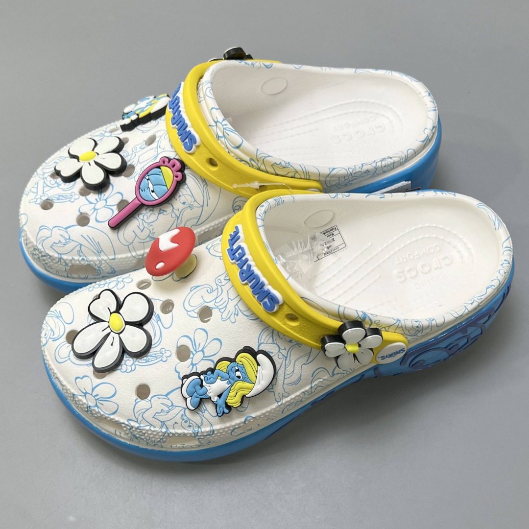 Crocs Smurfs Platform Clog