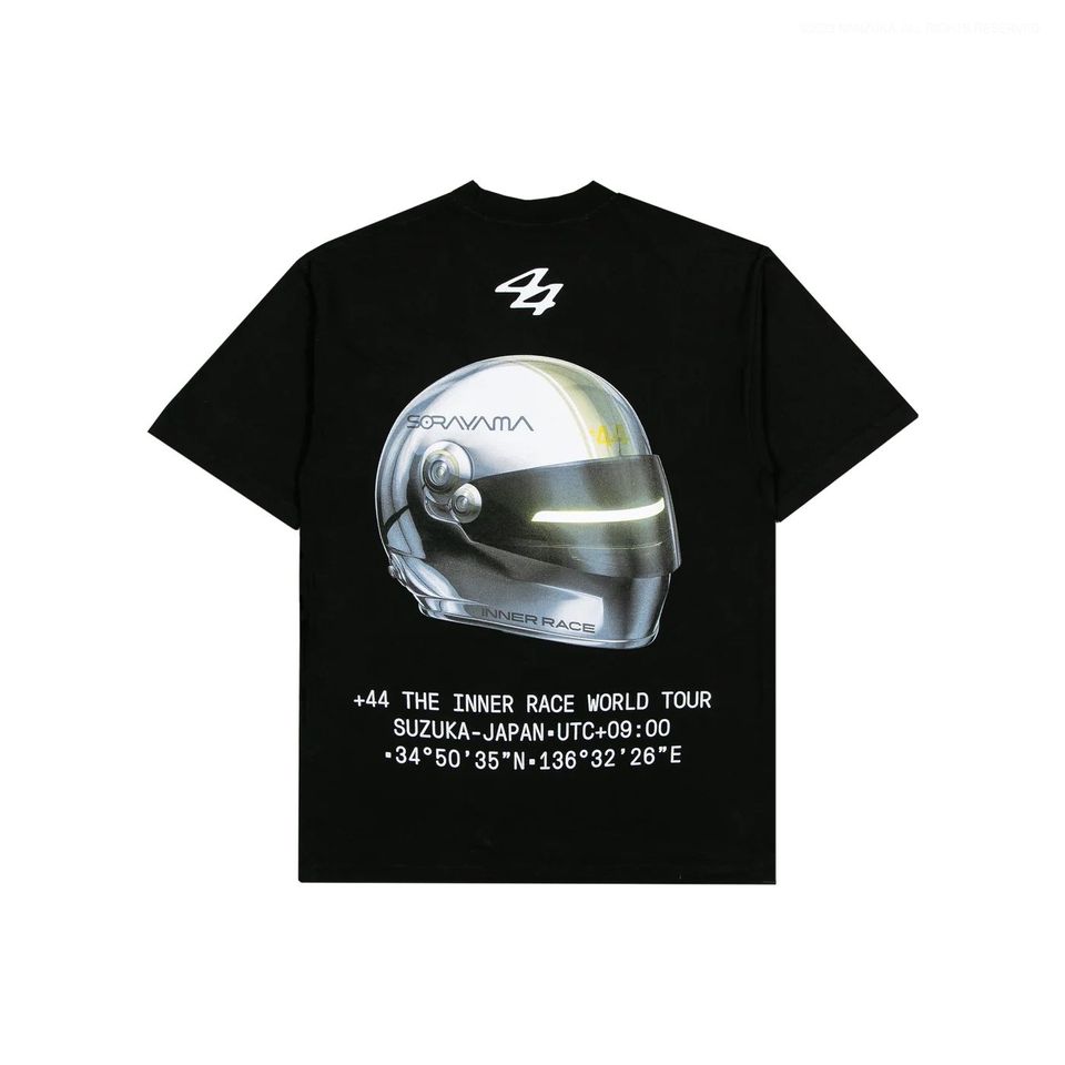 預訂- +44 SORAYAMA HELMET SS TEE (BLACK) | Thats it store