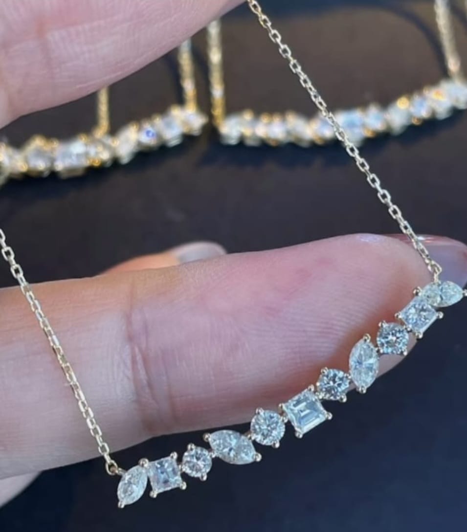 18k Diamond Necklace 