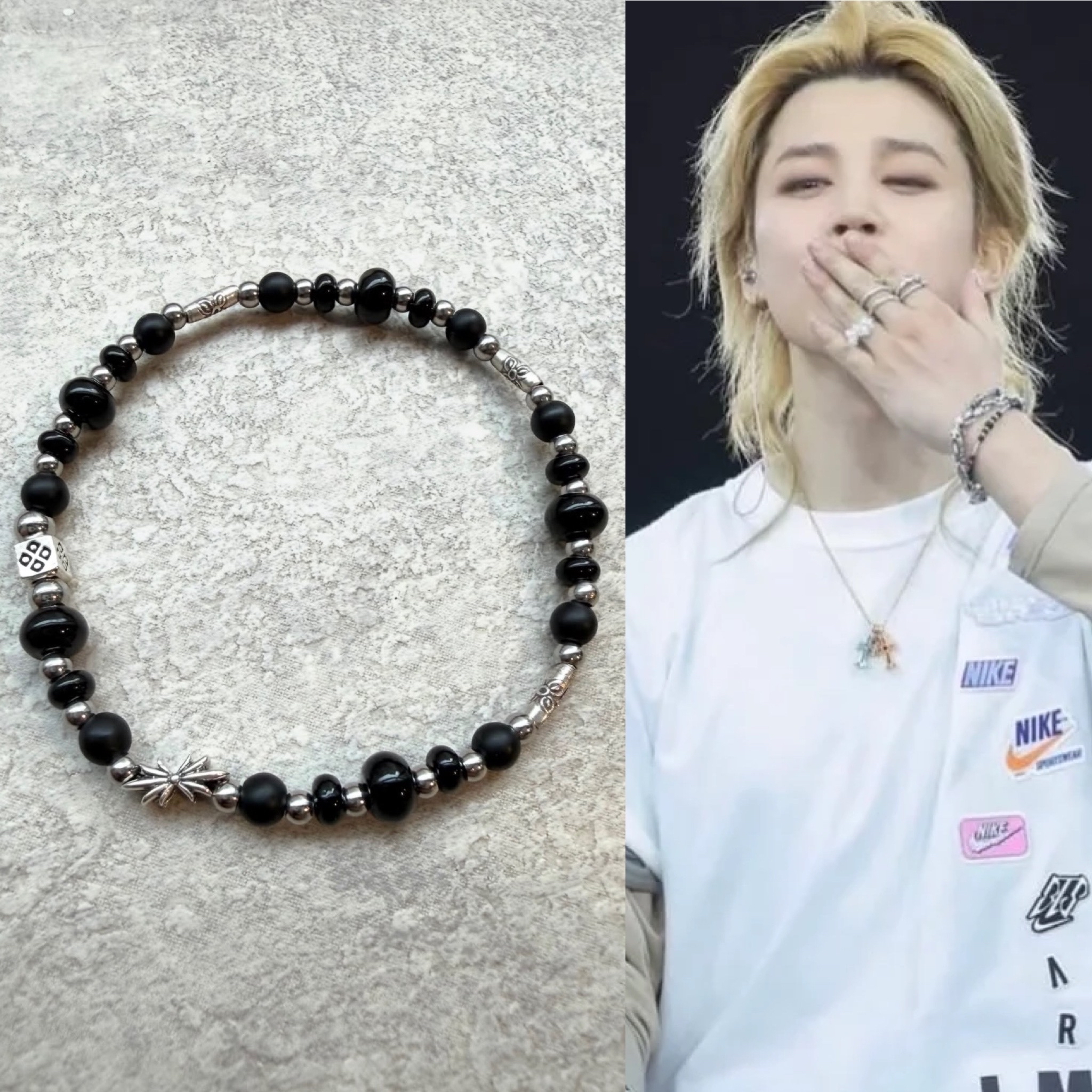 BTS Jimin inspired beads bracelet