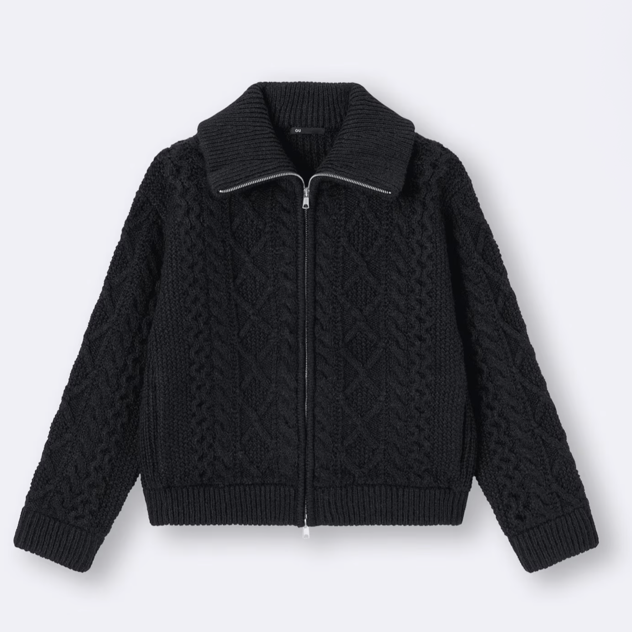 GU Cable Knit Blouson