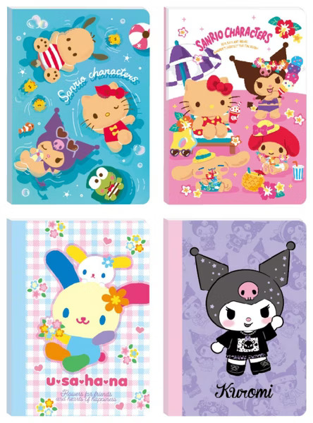 【台灣】Sanrio Characters A6 橫線小手冊