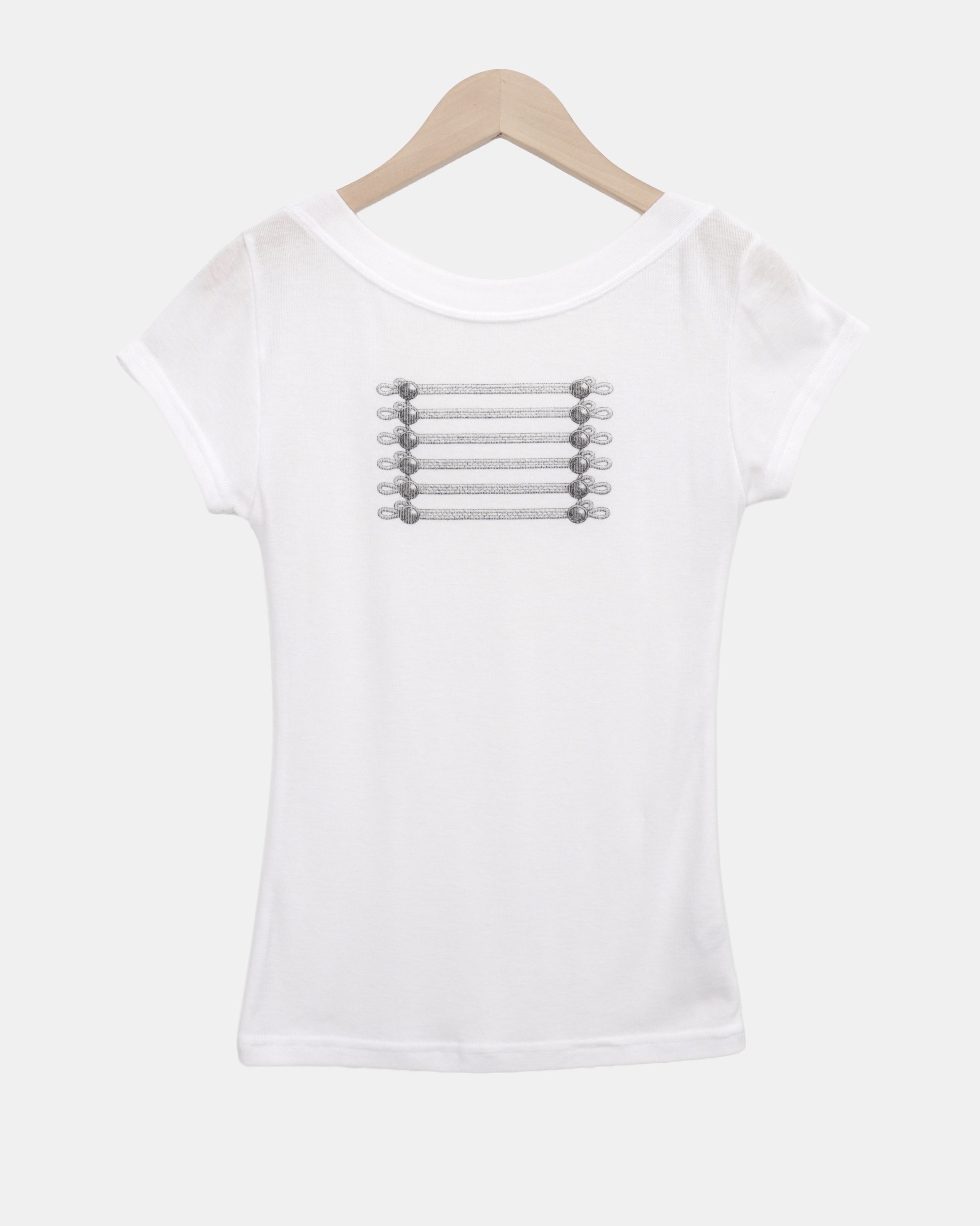 Edgy Rope Graphic Top