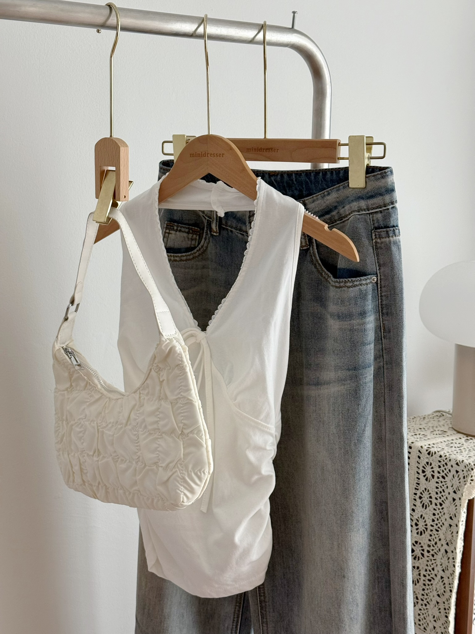 Gracie Halter Top | White