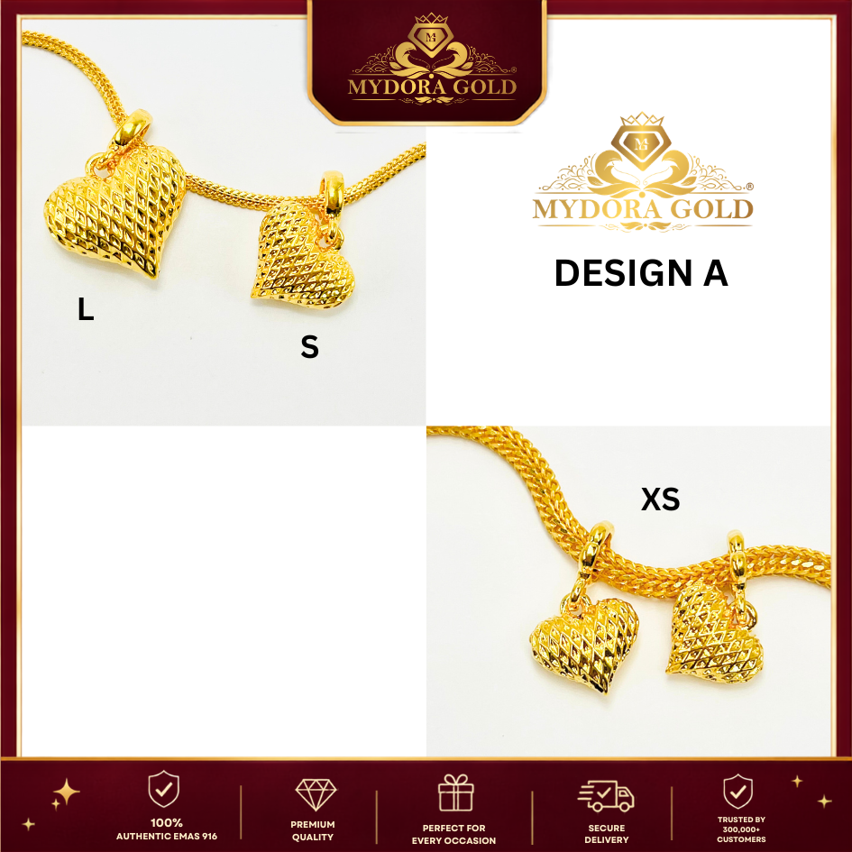 MYDORA Charm Radiant Love Gemuk (5G) l EMAS 916/22K