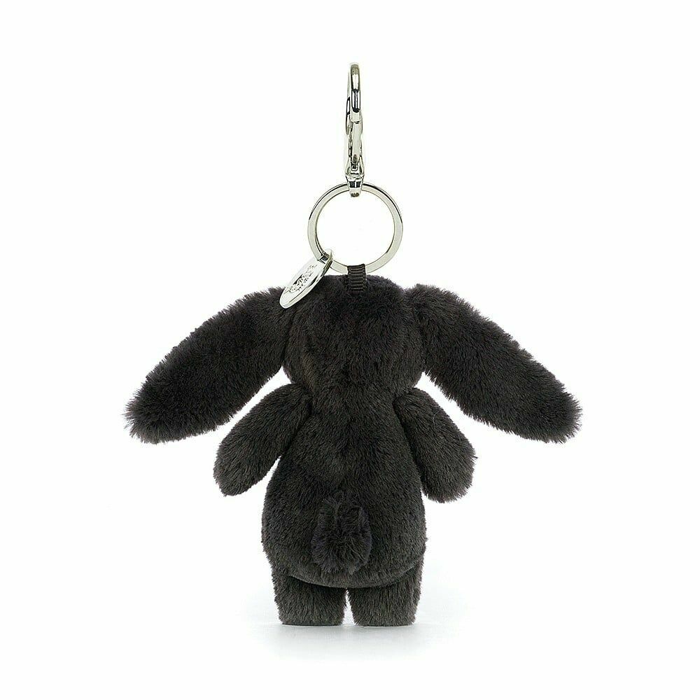 jELLYCAT Bashful Bunny Inky Bag Charm  黑兔吊飾 (Retired)