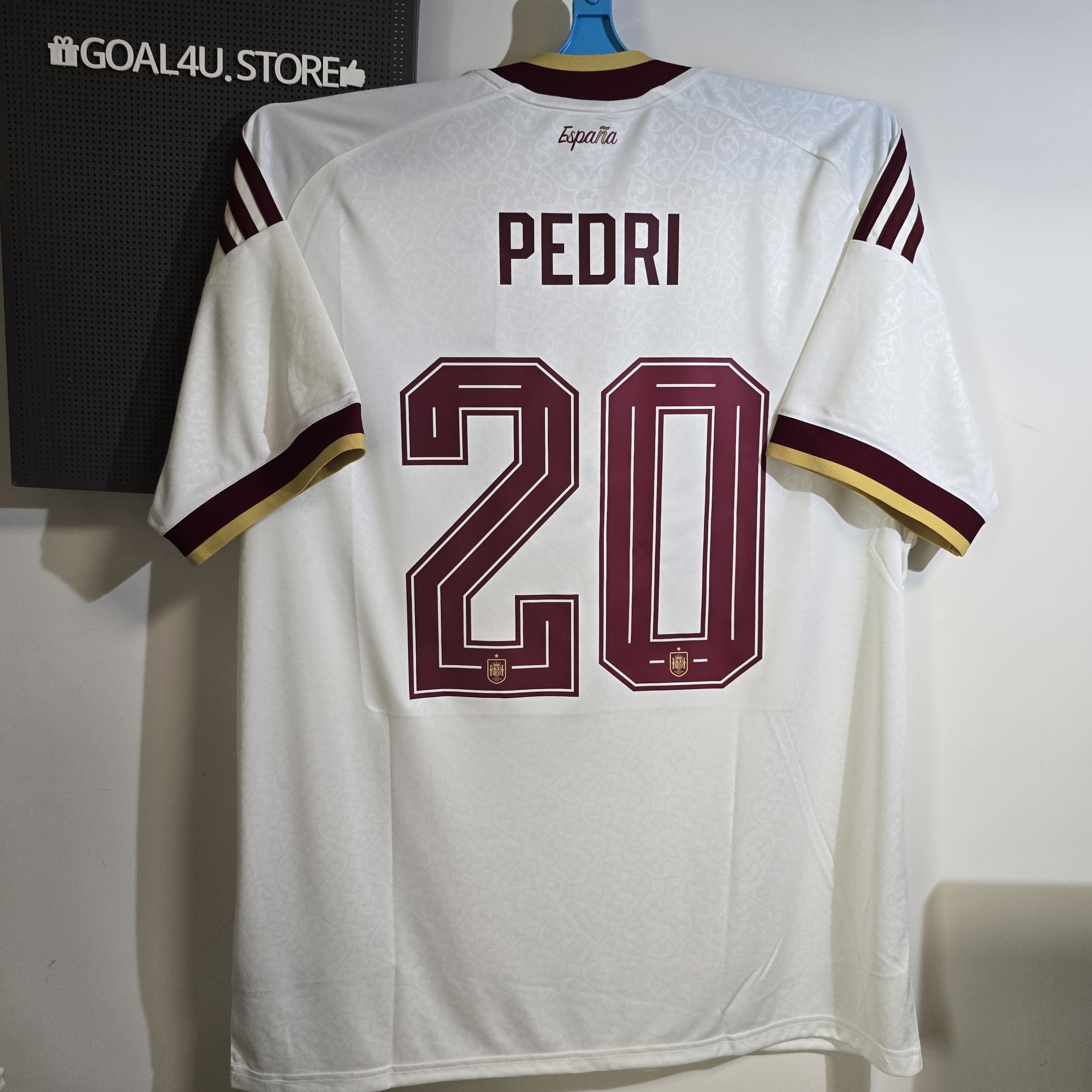 📖交織文學與足球 Adidas Spain 西班牙 2025-26 作客球迷版球衣 (可加印字章) JN4397