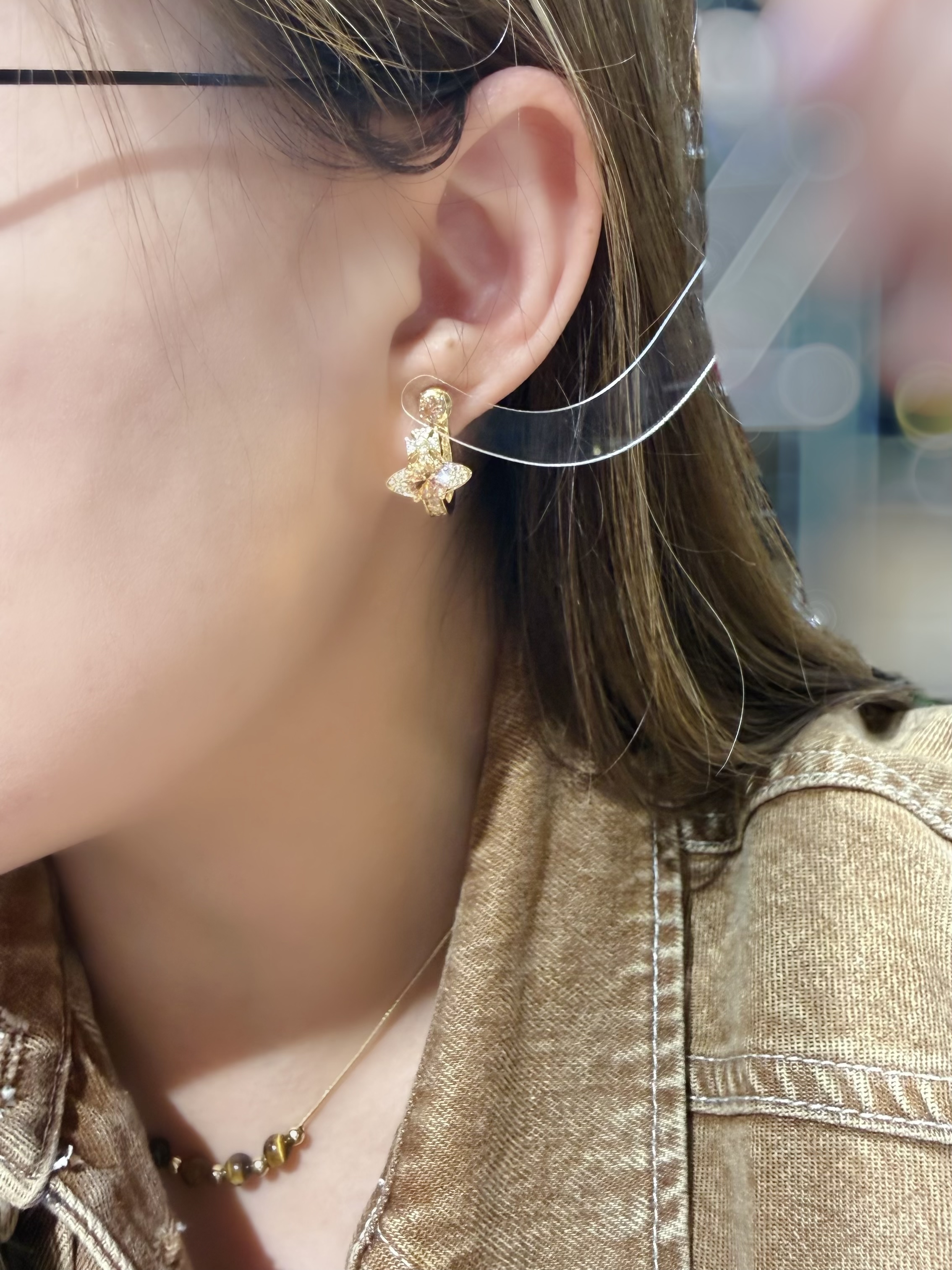 VW Maitana earrings Amber/g