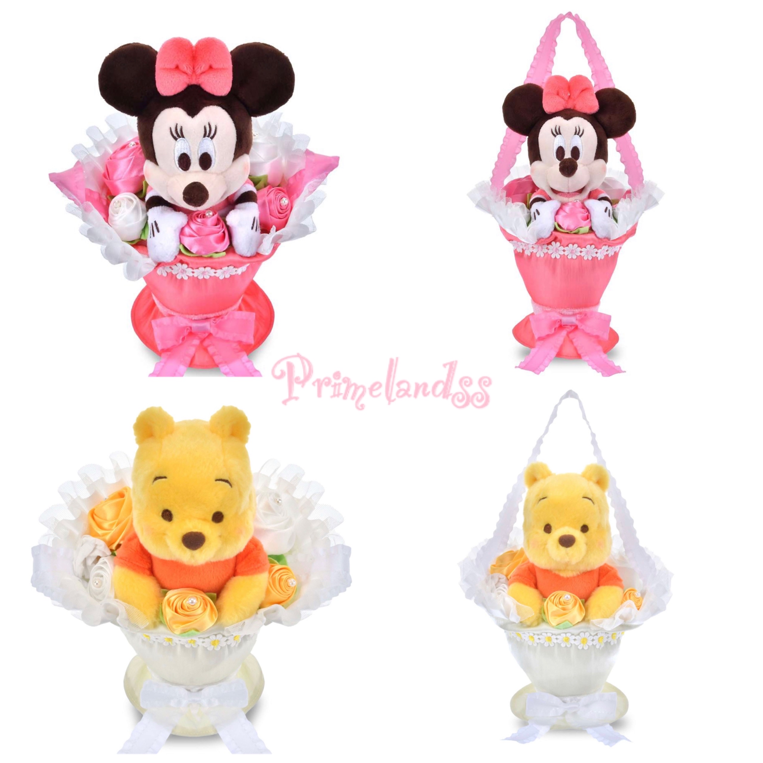Minnie/ Pooh花束公仔