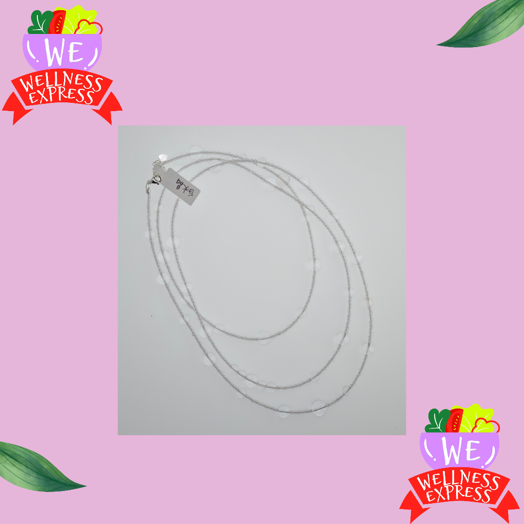 白水晶項鍊/Clear Quartz Double-Layer Necklace