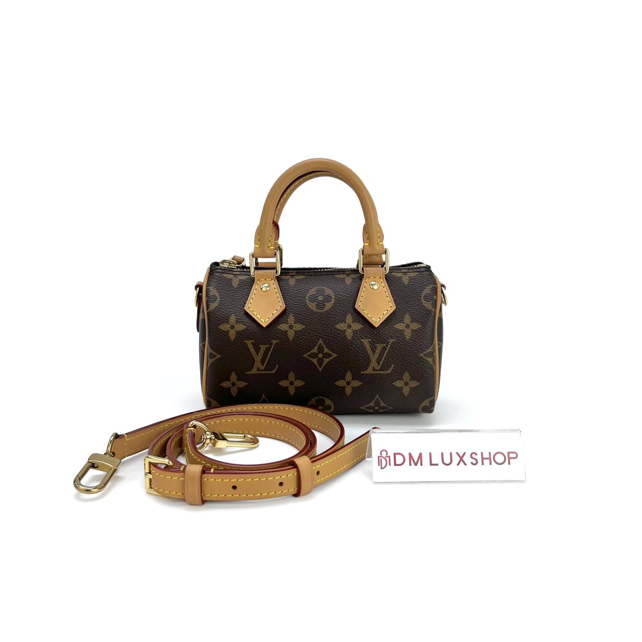 LV Monogram Nano Speedy GHW