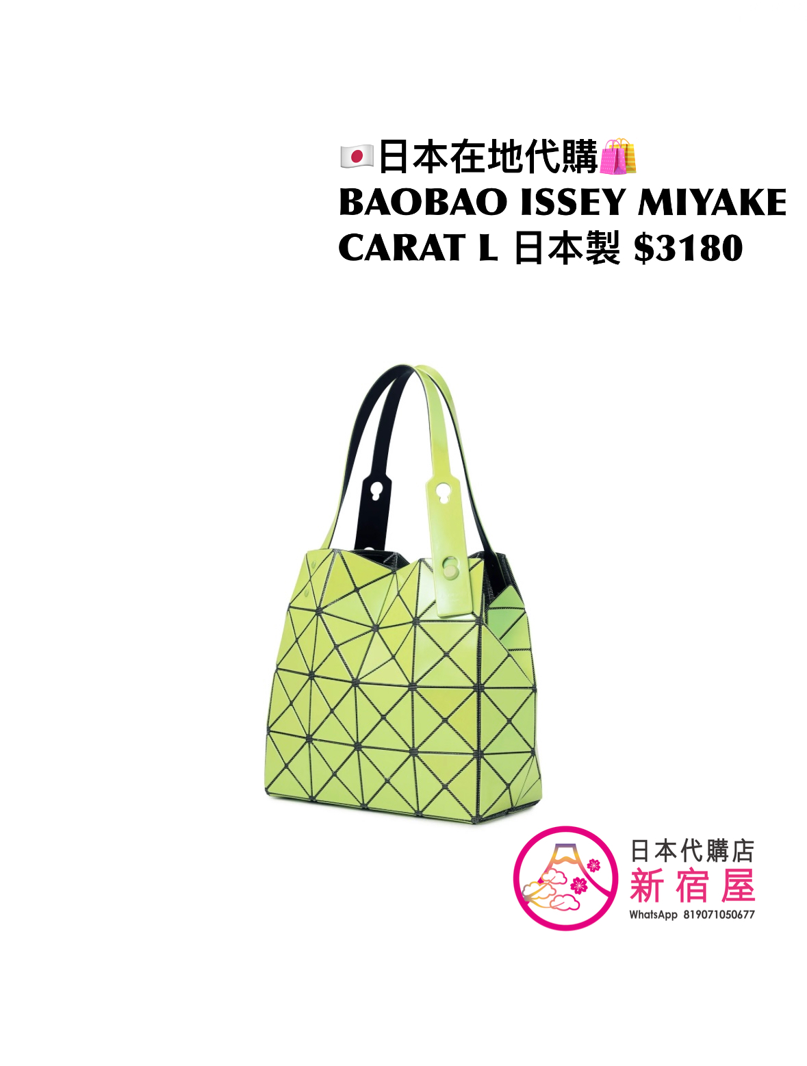 BAOBAO ISSEY MIYAKE CARAT L