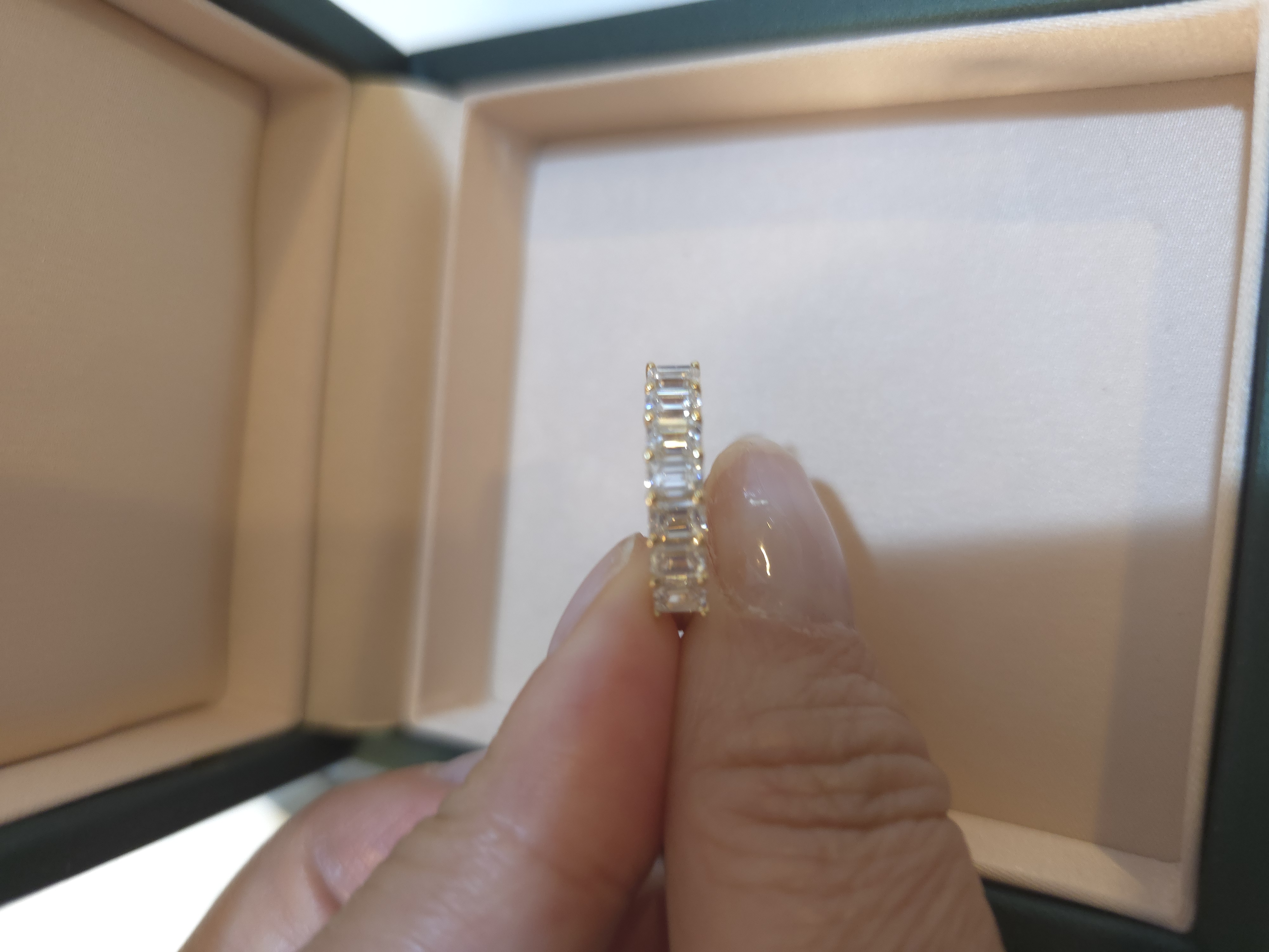 18K 培育鑽石戒指 d1.25/7 G2.48 S14