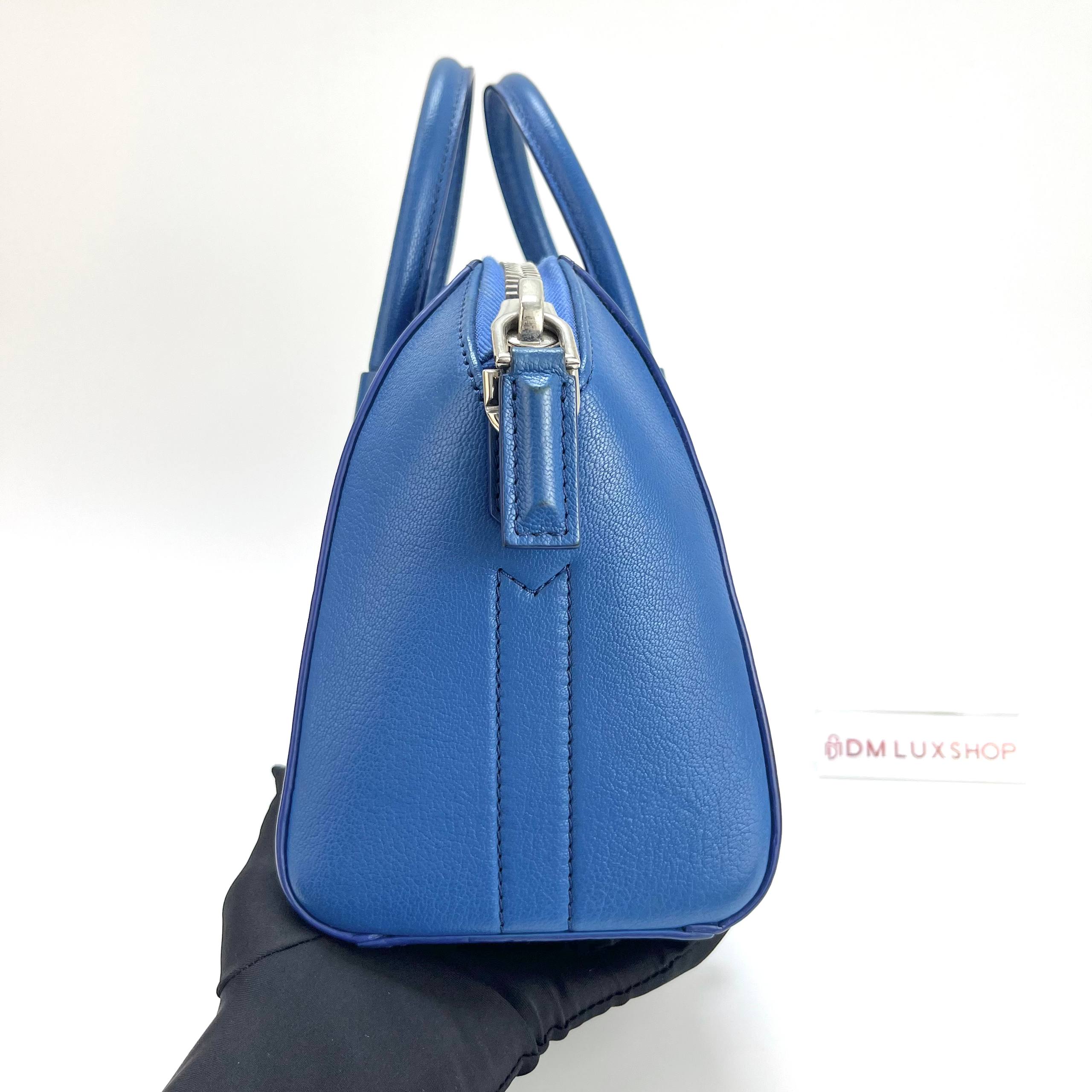 Givenchy Indigo Blue Sugar Antigona Bag SHW