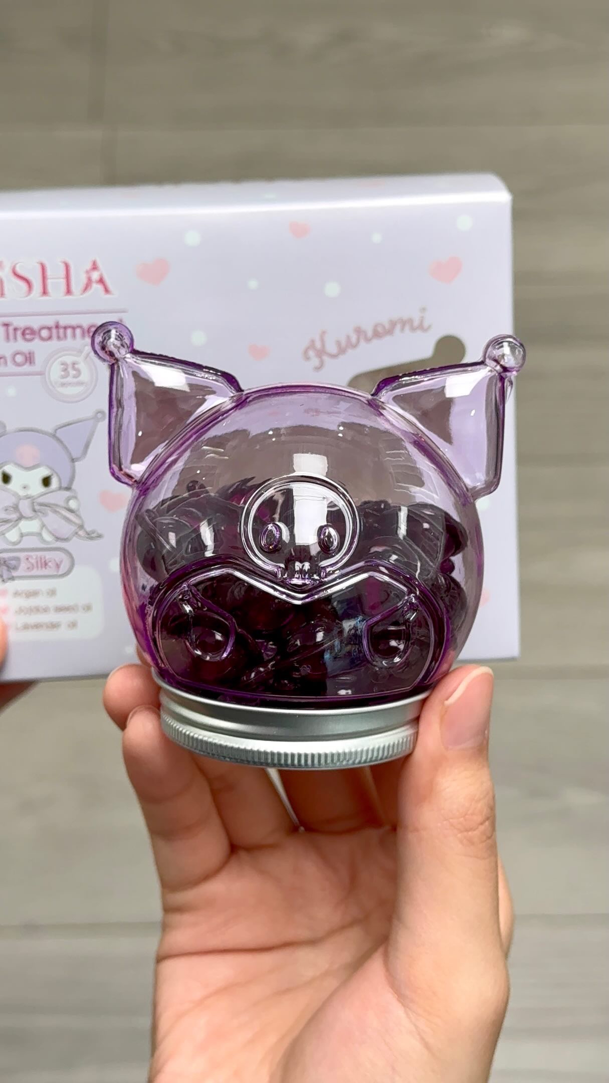 台灣直送 AliSHA 卡通造型護髮精華膠囊/卸妝油